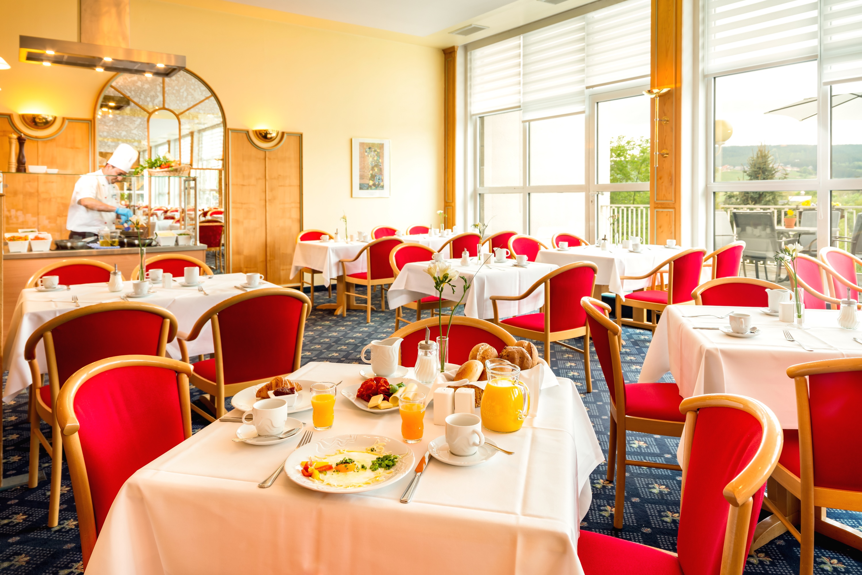 Halbpensionsrestaurant, Best Western Ahorn Hotel Oberwiesthal.