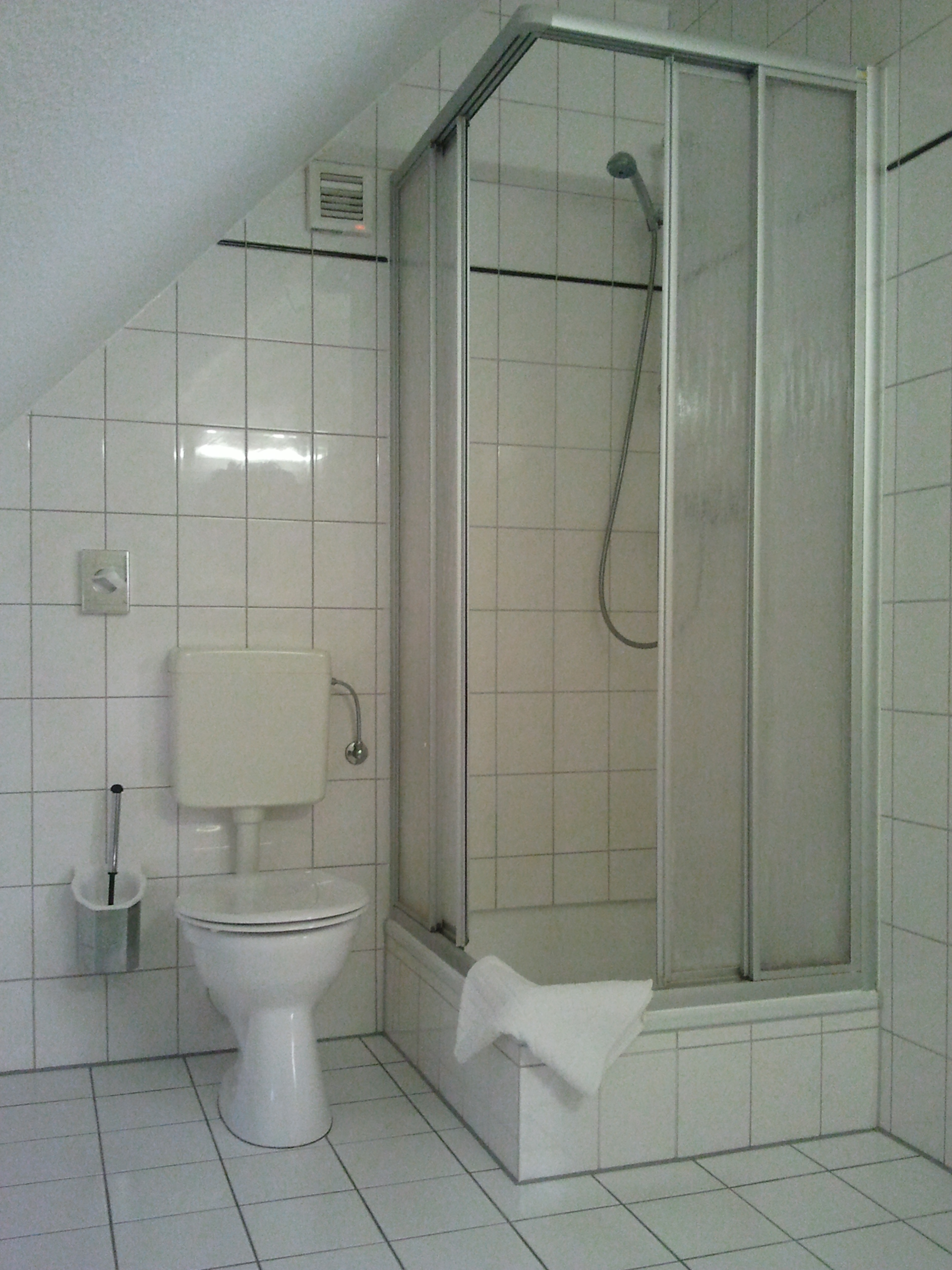 Badezimmer im Ortenberger Hof.