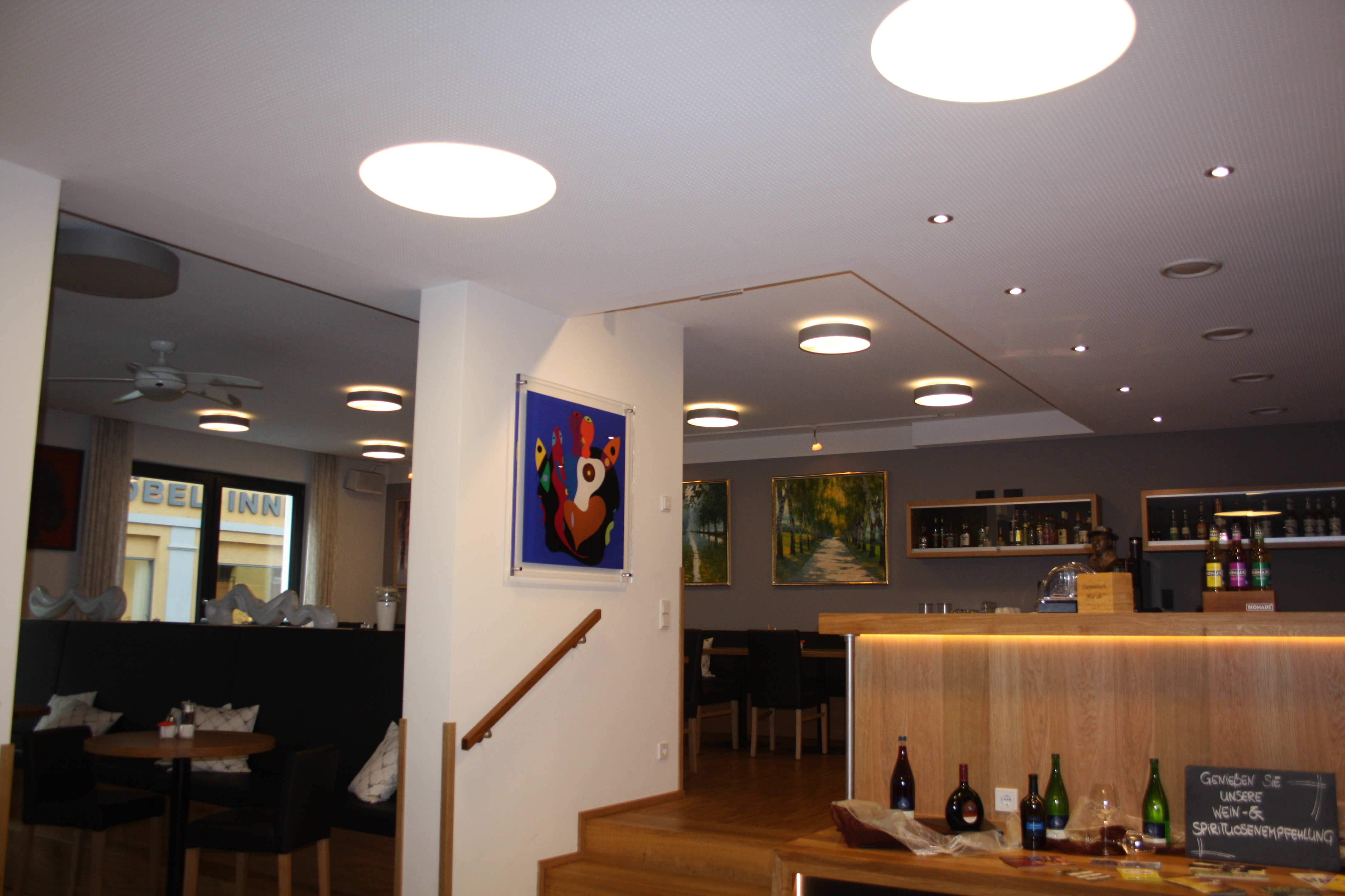 Bar/Lobbybereich vom Stadthotel Reich, Mellrichstadt.
