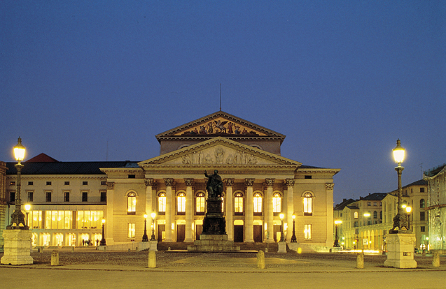 Die Bayerische Staatsoper in München.
