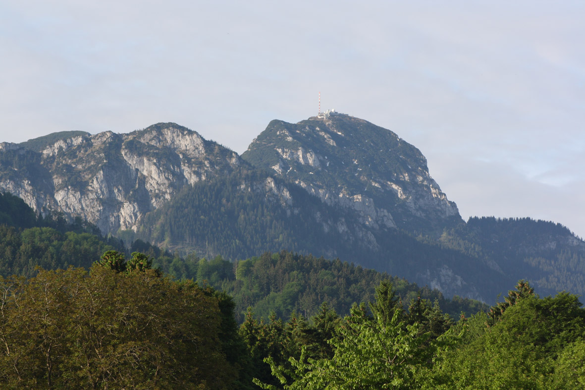Bergpanorama von Bad Feilnbach.

