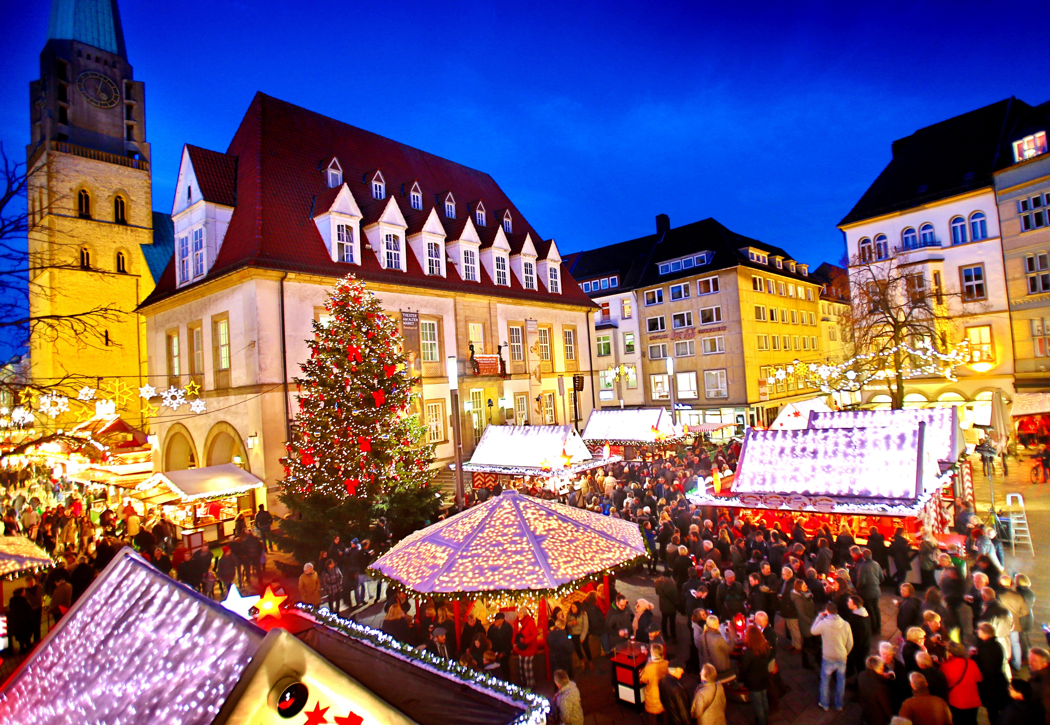Bielefelder Weihnachtsmarkt.
