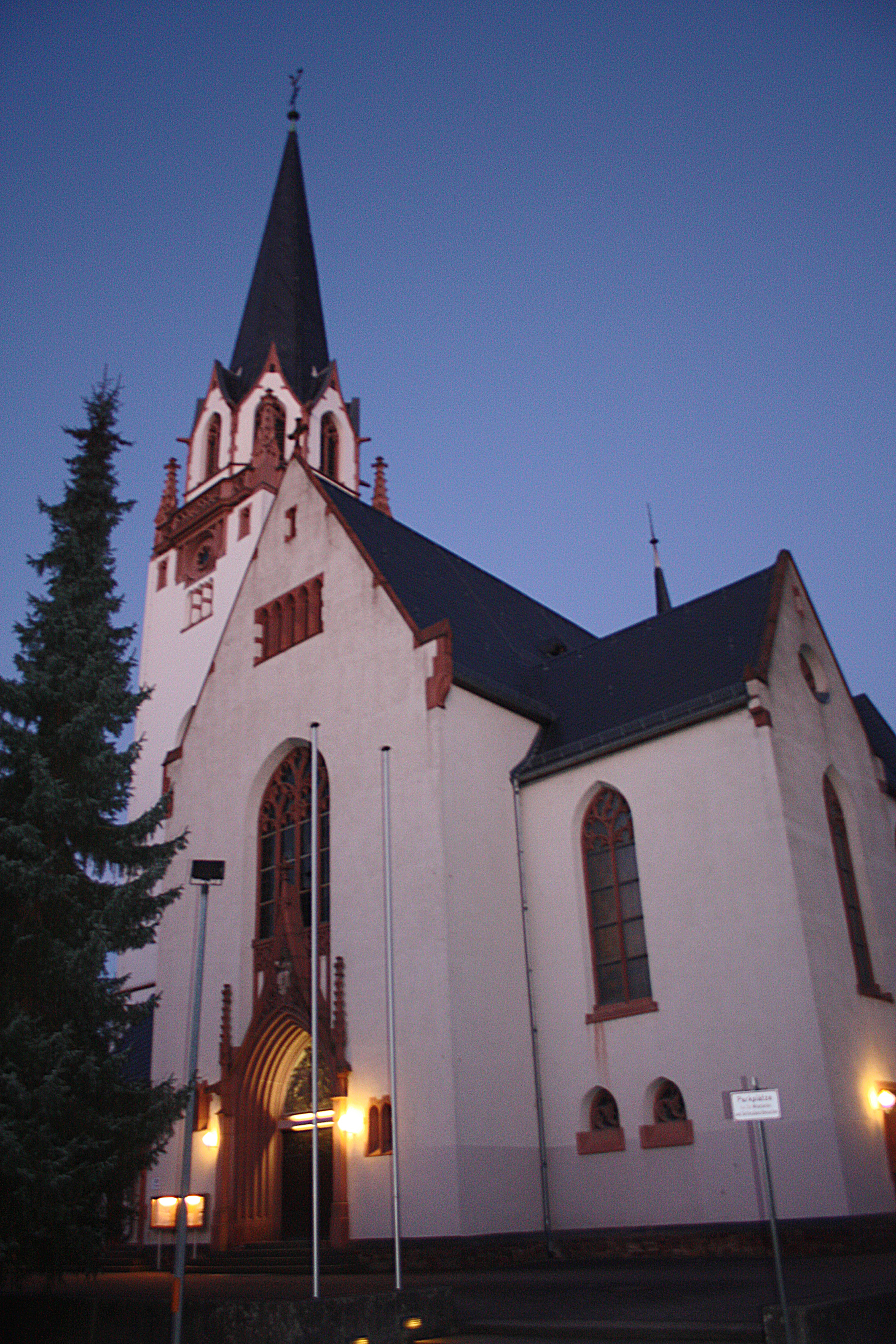 Bonifatius Kirche Bad Nauheim.
