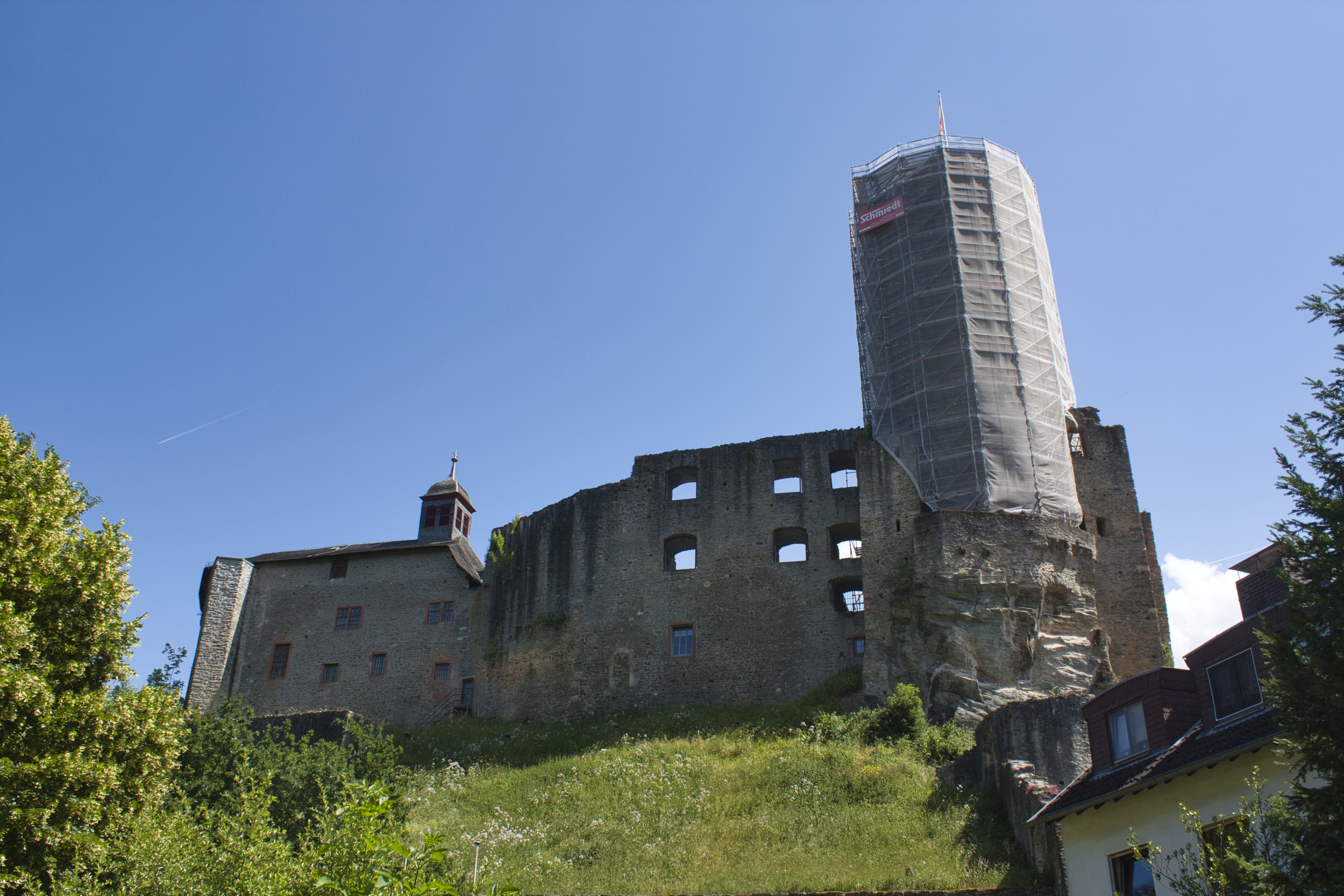 Die Burg Eppstein aus dem 10. Jahrhundert.
