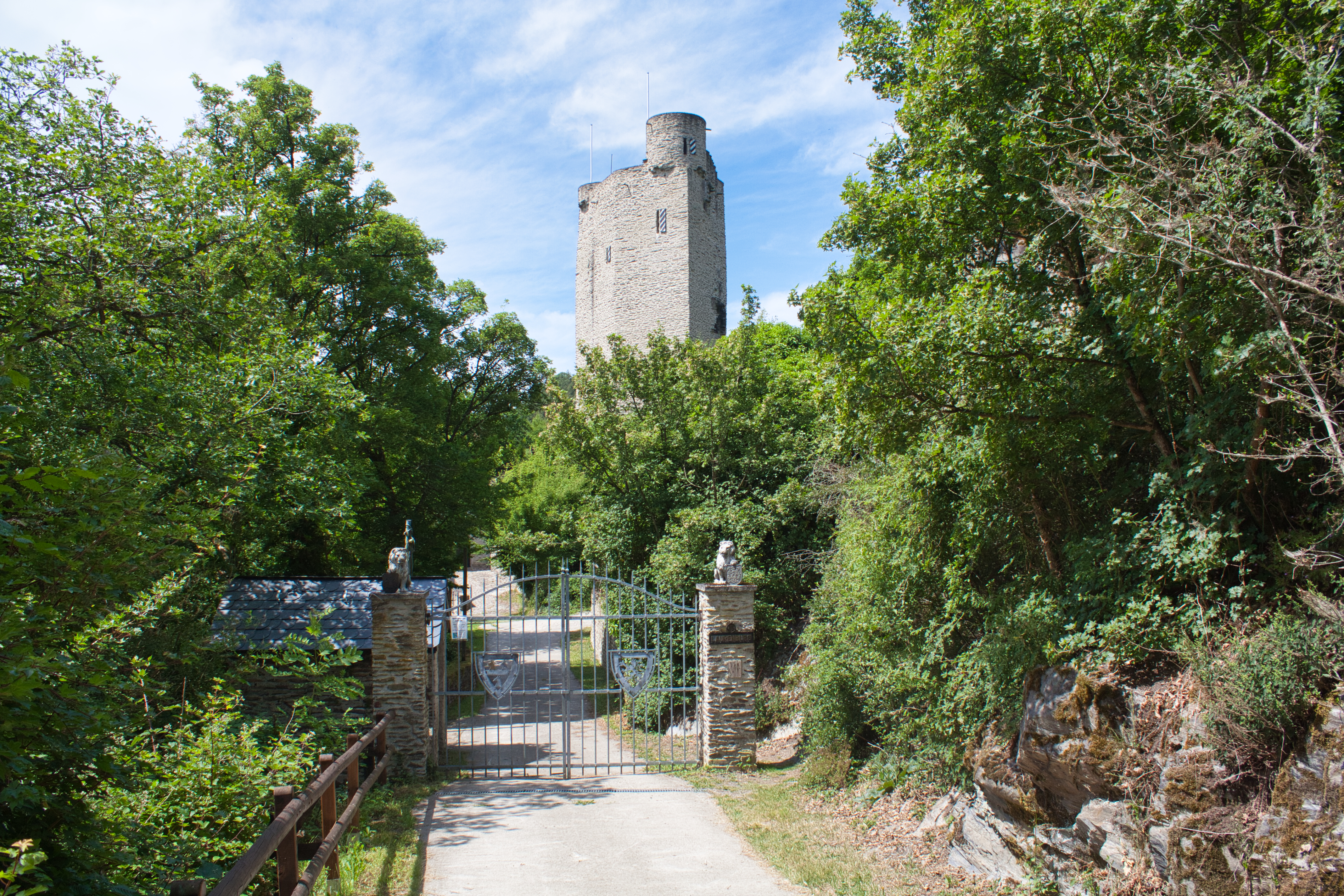 Die Burg Laurenburg im gleichnamigen Ort.