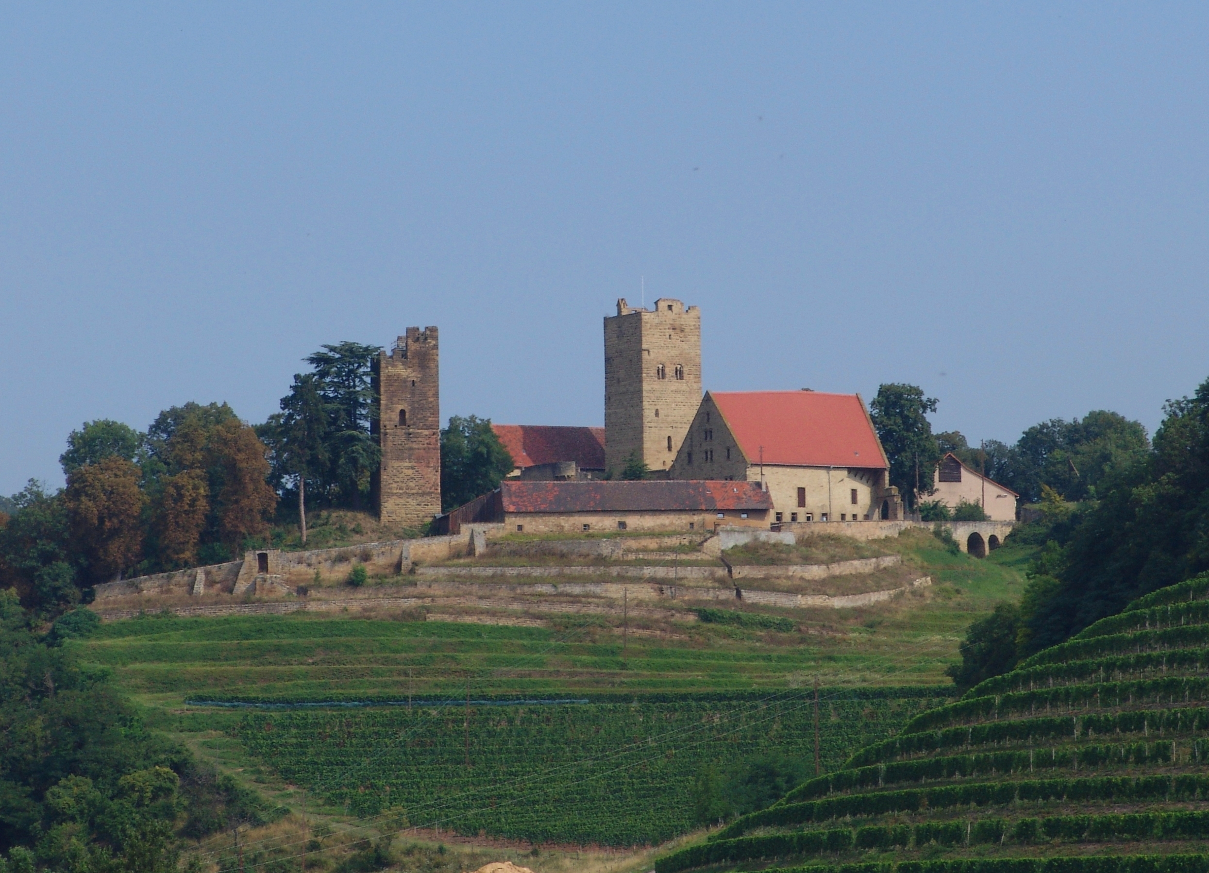 Burg Neipperg am Heuchelberg, Brackenheim.
