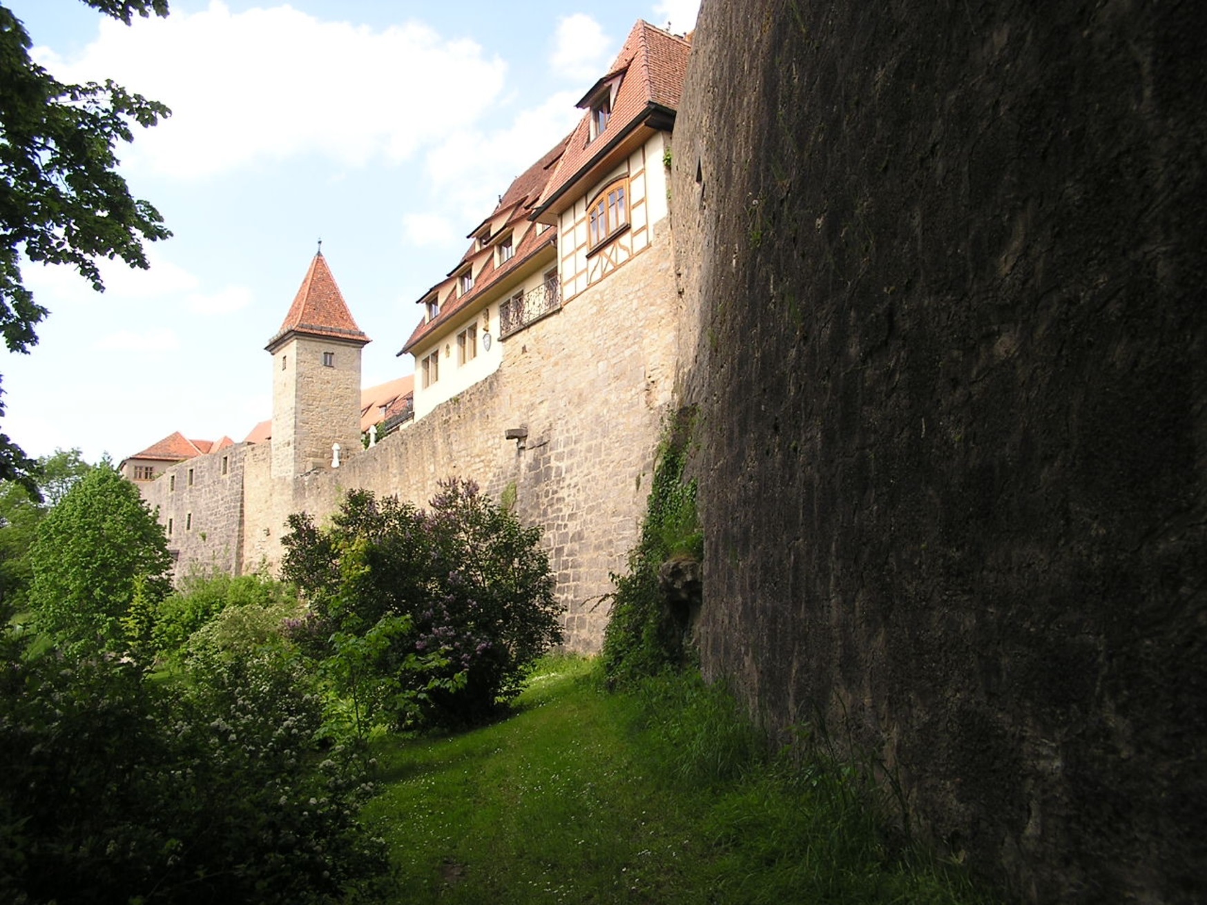 Burghotel, Rothenburg ob der Tauber.
