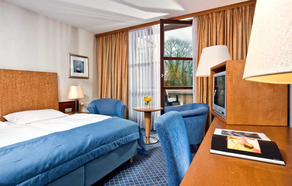 Comfort-Zimmer im Maritim Hotel am Schlossgarten Fulda.
