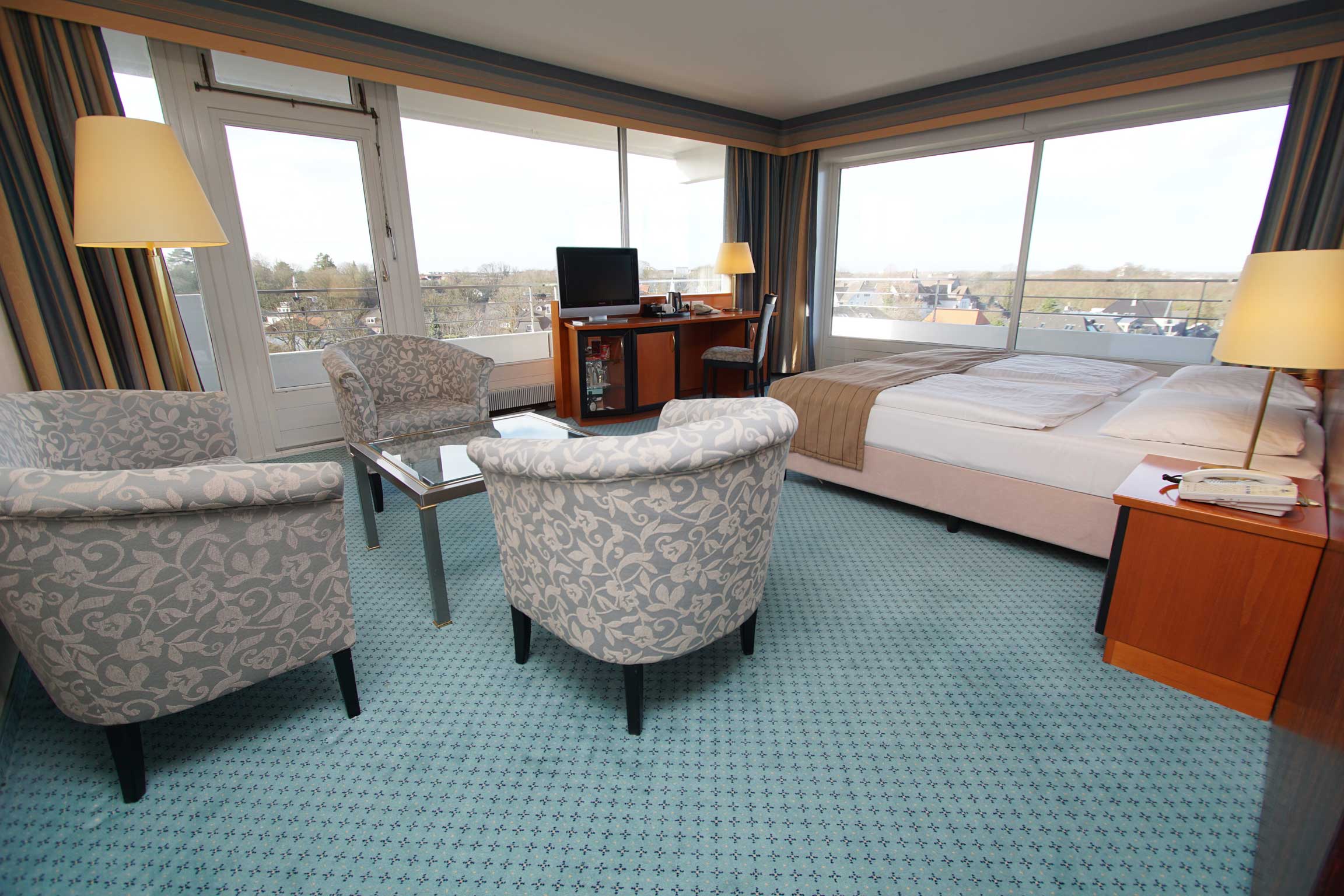 Comfort Zimmer im Maritim Hotel Bellevue, Kiel.
