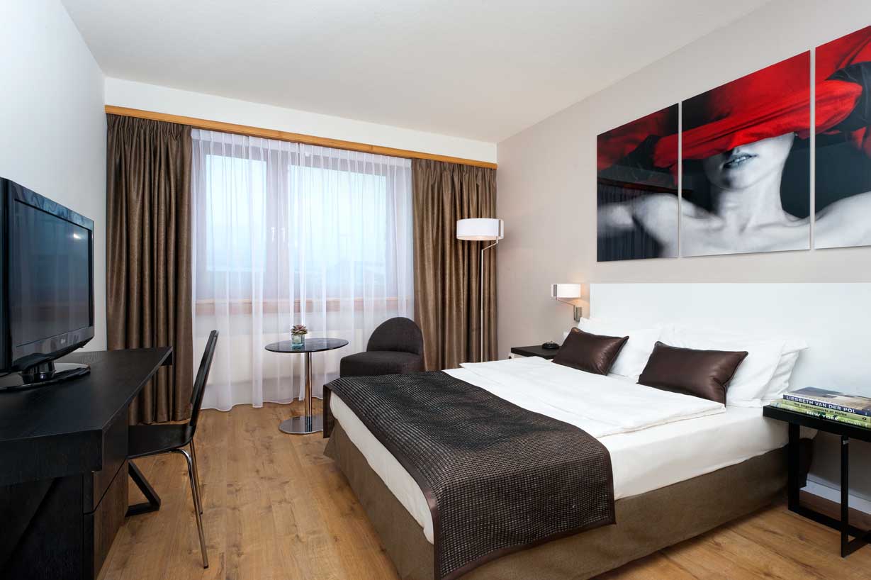 Doppelzimmer im Grand City Airport Hotel Stuttgart.