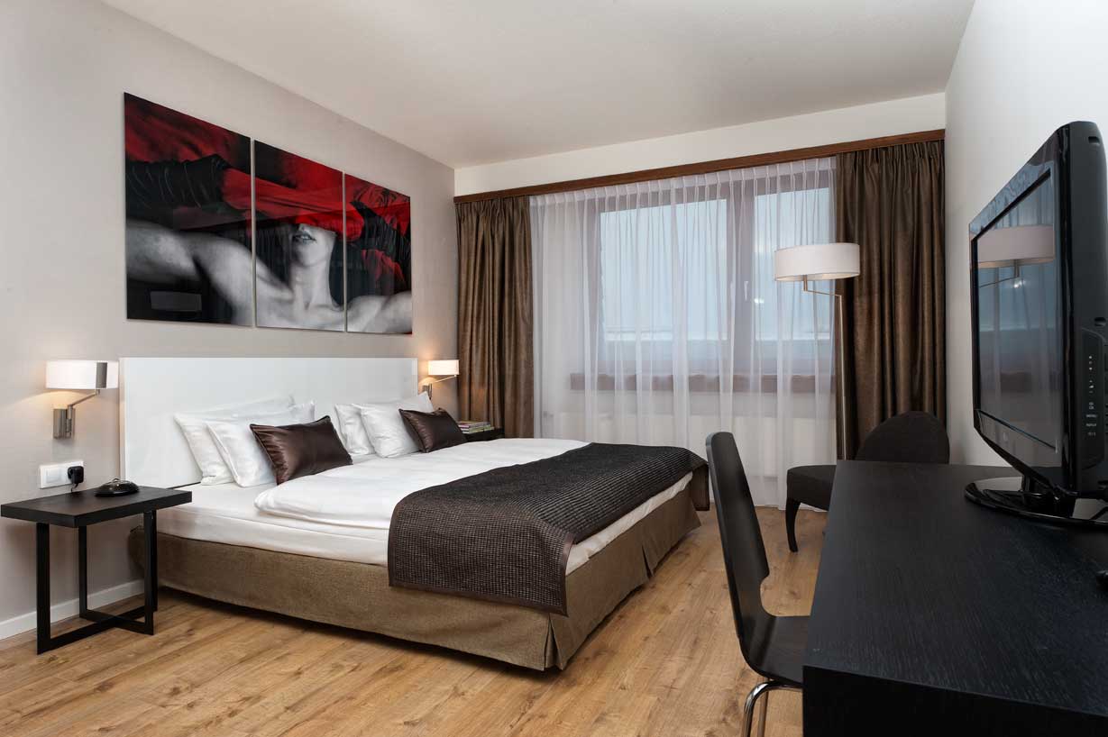 Doppelzimmer im Grand City Airport Hotel Stuttgart.