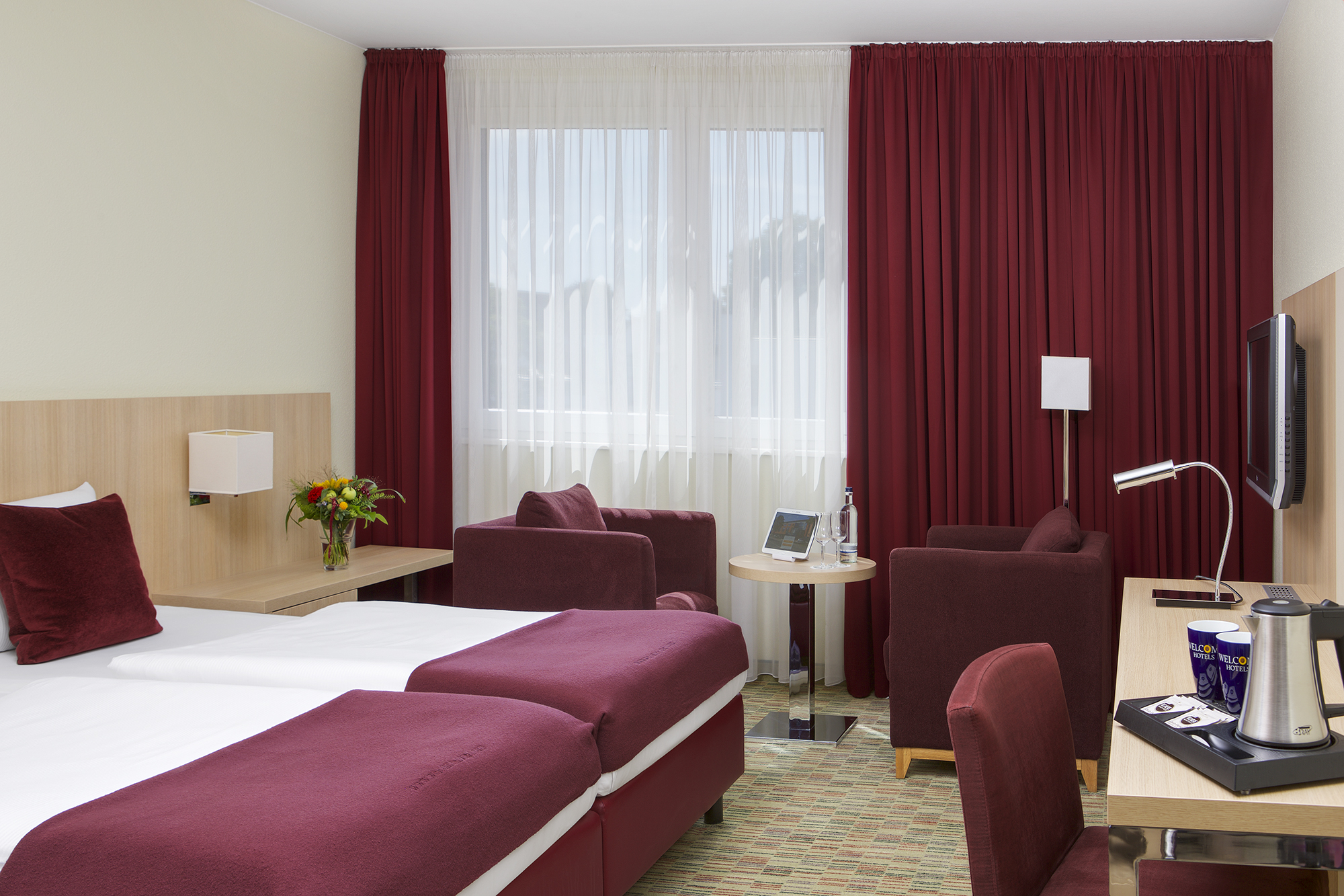 Executive Zimmer im Welcome Hotel, Paderborn.
