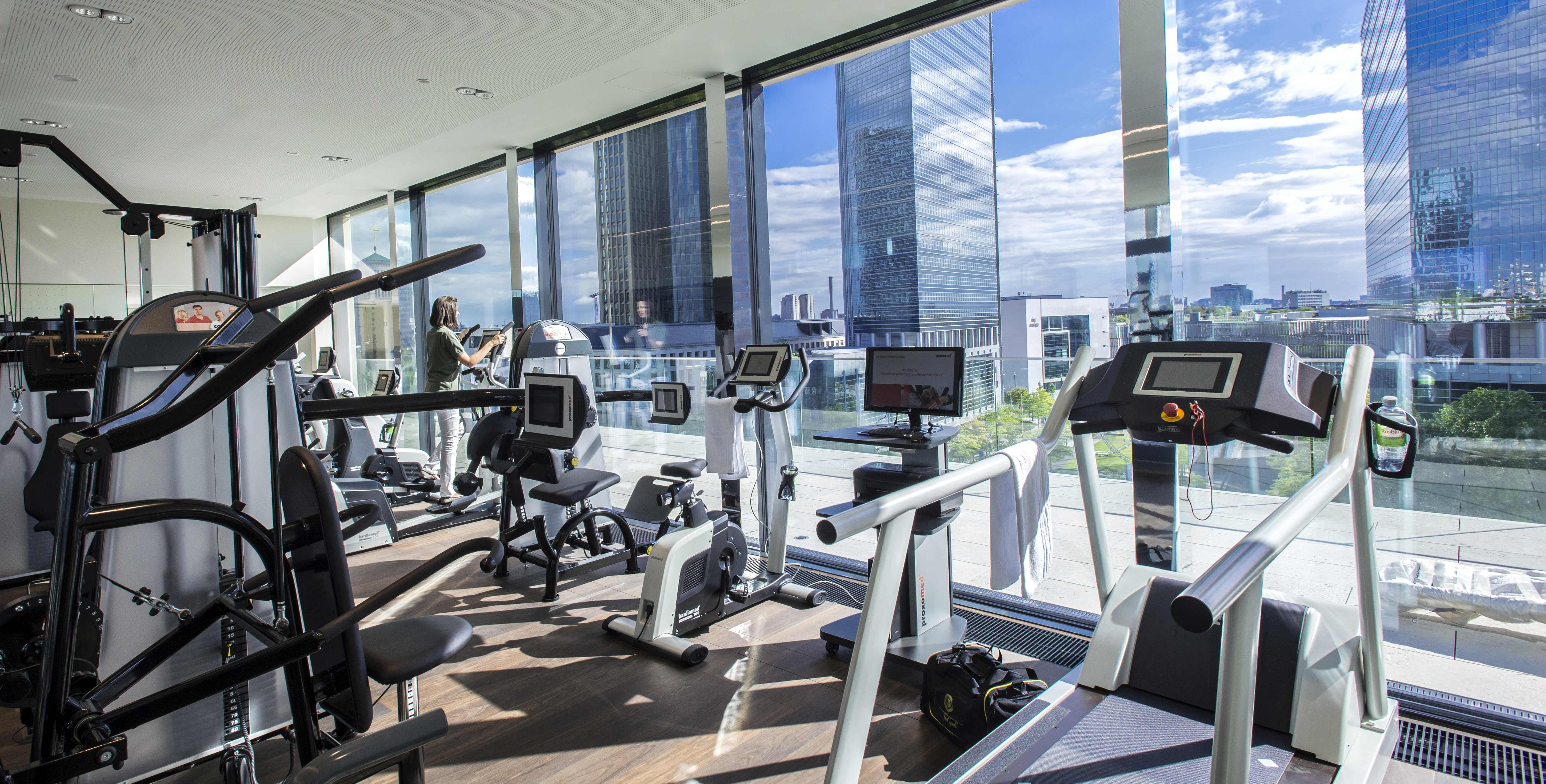 Fitnessbereich vom Grandhotel Hessischer Hof, Frankfurt am Main.
