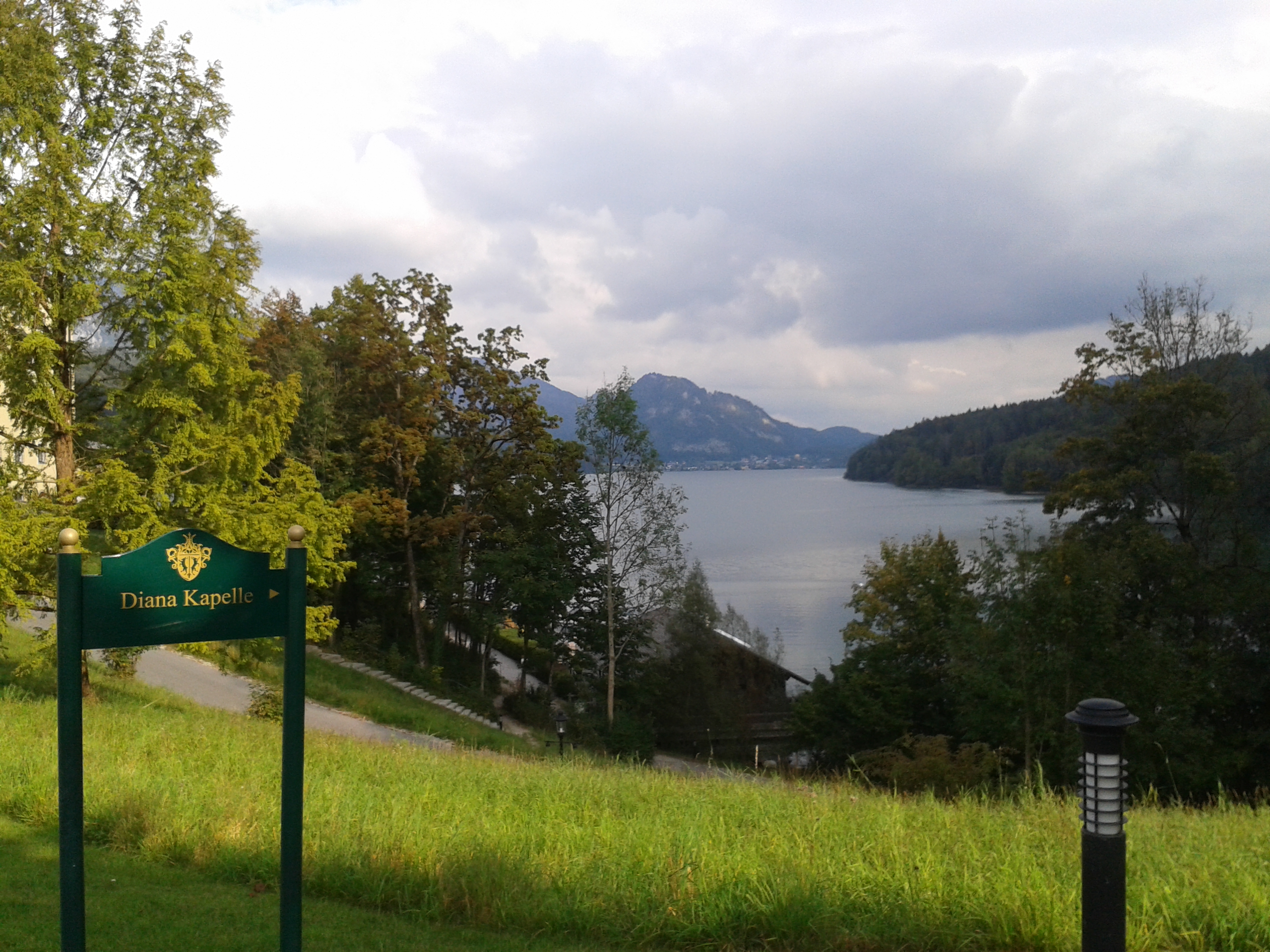 Ausblick auf den Fuschlsee.
