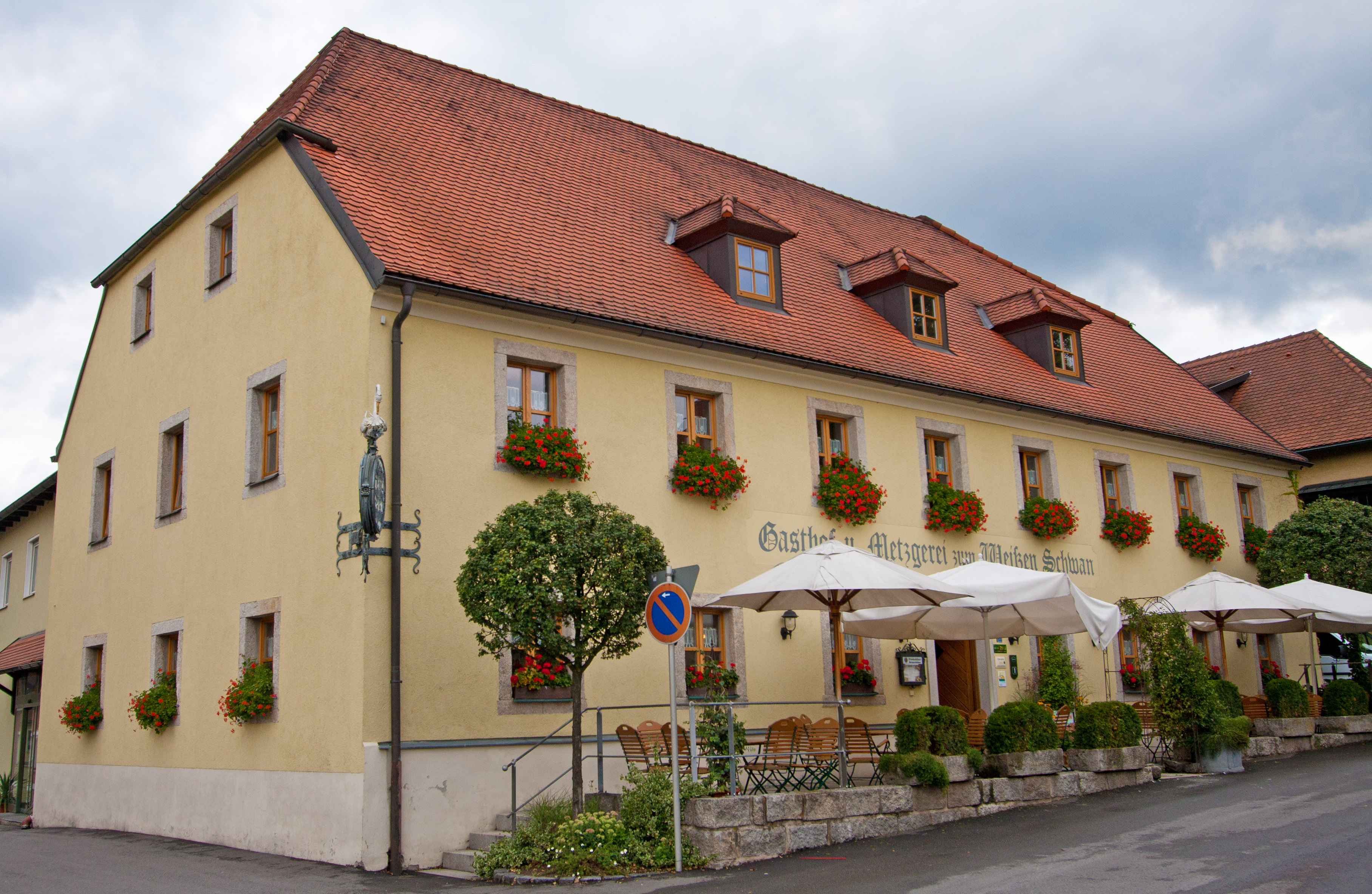 Gasthof Weißer Schwan, Windischeschenbach.

