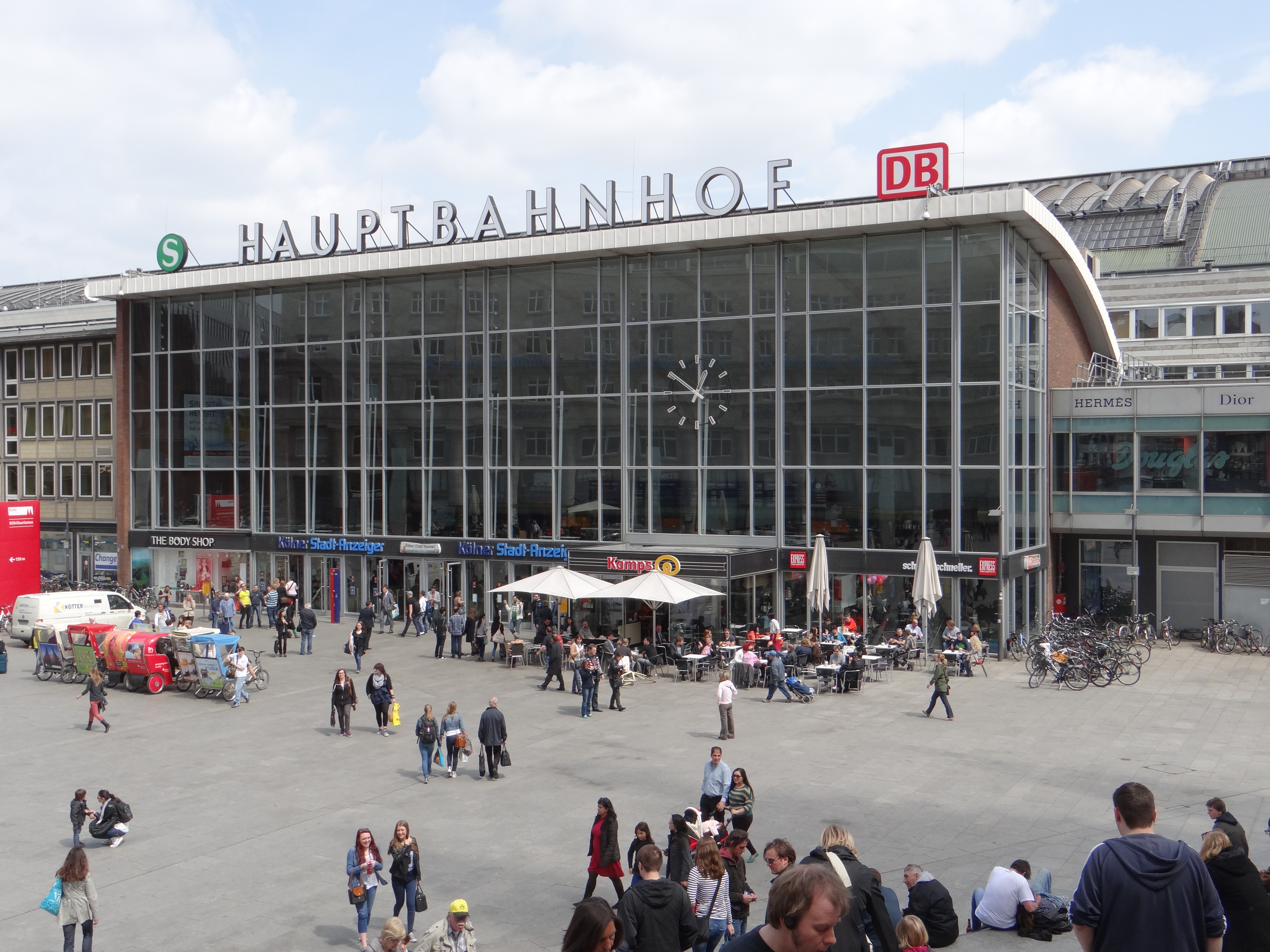 Kölner Hauptbahnhof.
