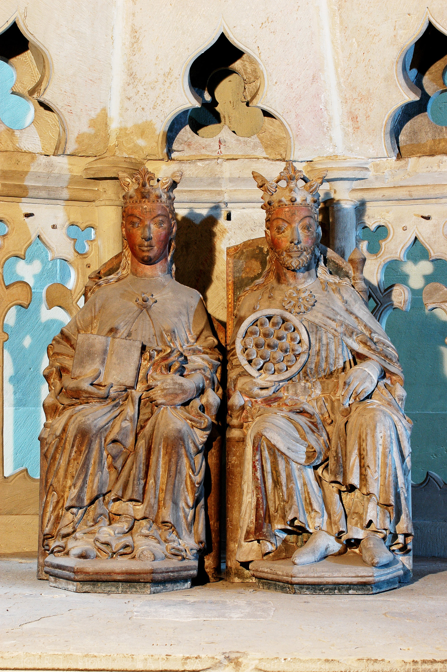 Das Himmlische Paar im Dom zu Magdeburg.