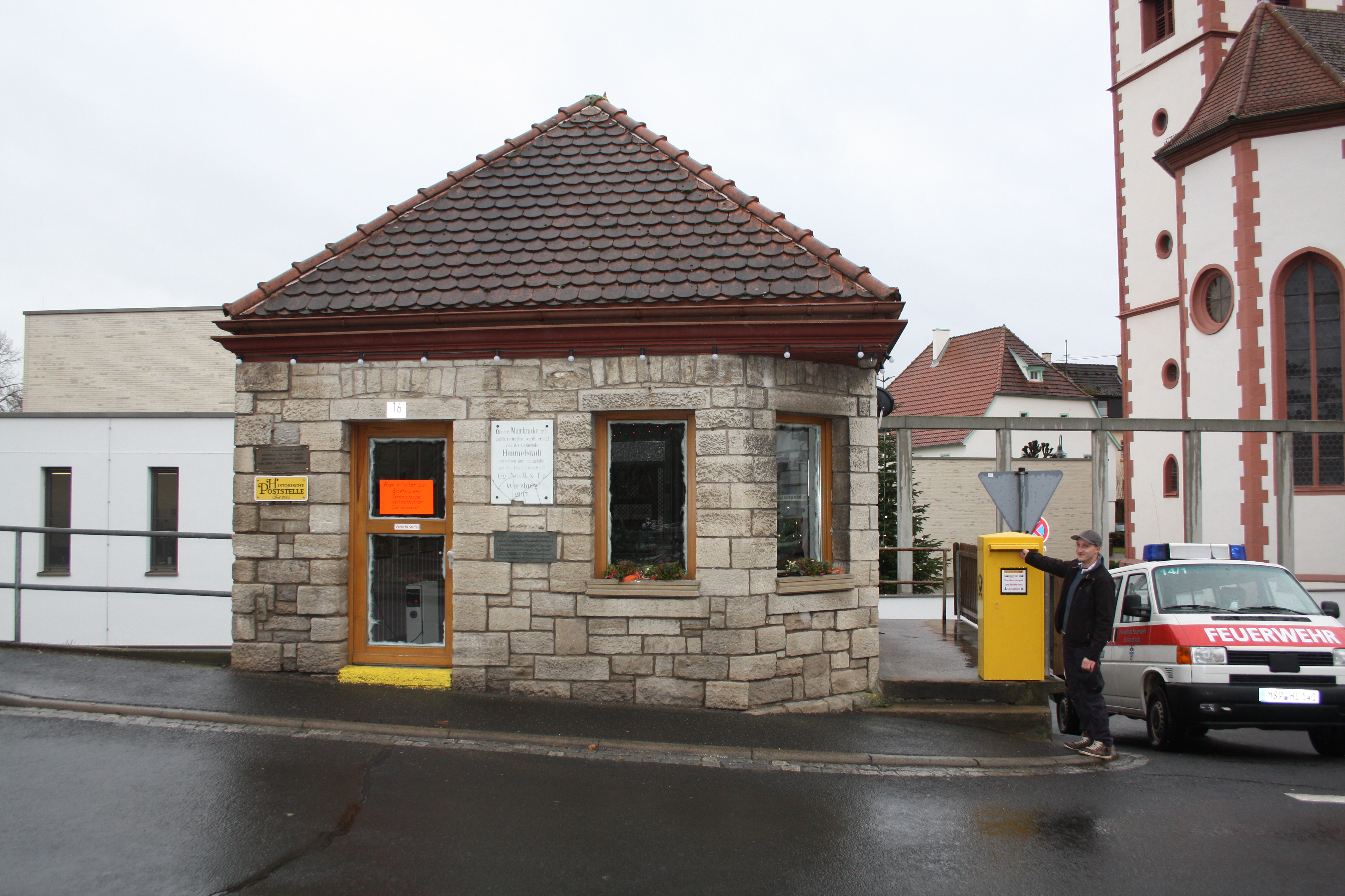 Historische Poststelle Himmelstadt.