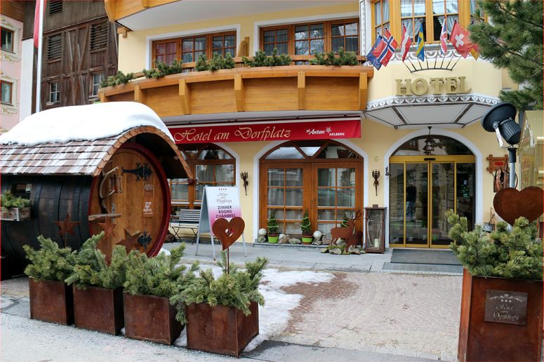 Hotel Am Dorfplatz, St Anton am Arlberg.
