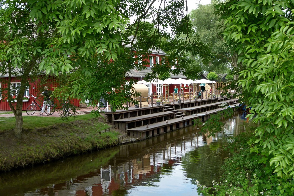 Das Hotel Bootshaus, Südbrookmerland.
