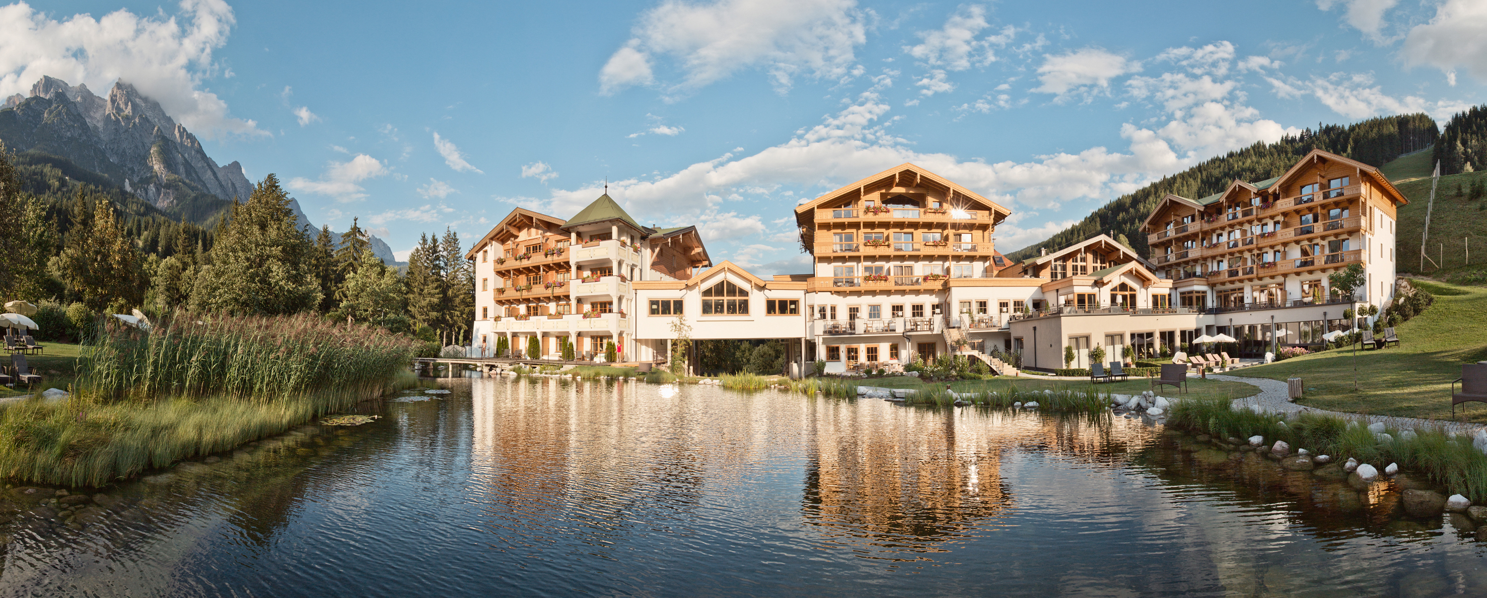 Hotel Forsthofgut in Leogang, Österreich.
