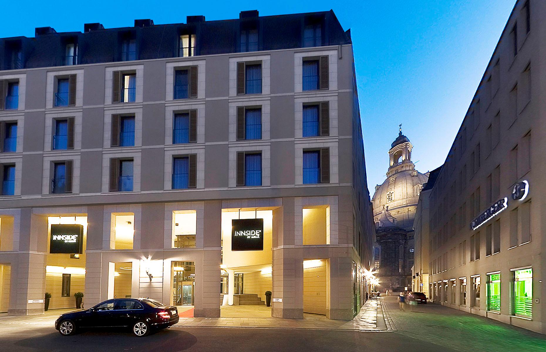 Das stylische Innside Hotel in Dresdens Altstadt:
