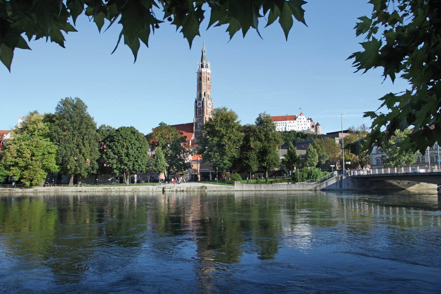 Stadt Landshut Stadt - Aussicht vom Lindner Hotel Kaiserhof.