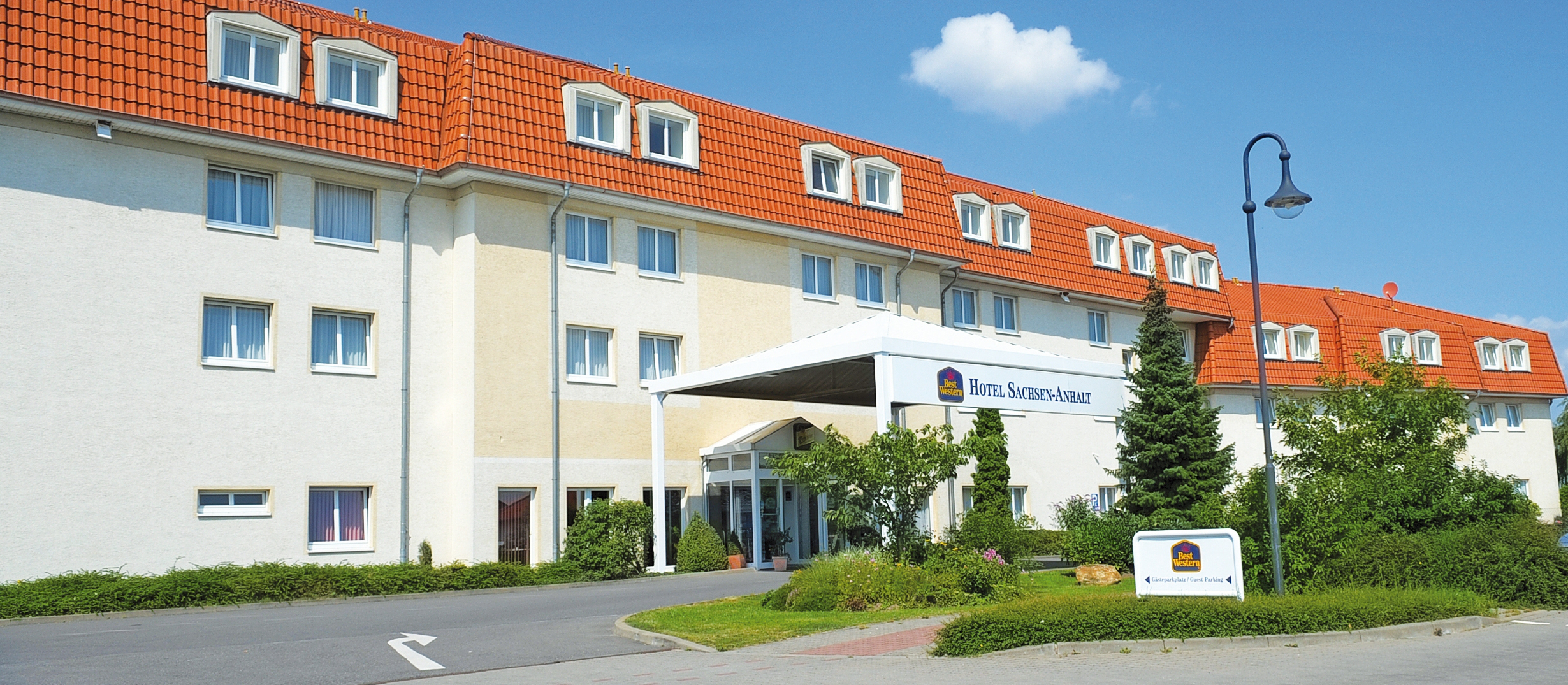 Das Best Western Hotel Sachsen-Anhalt in Barleben bei Magdeburg.

