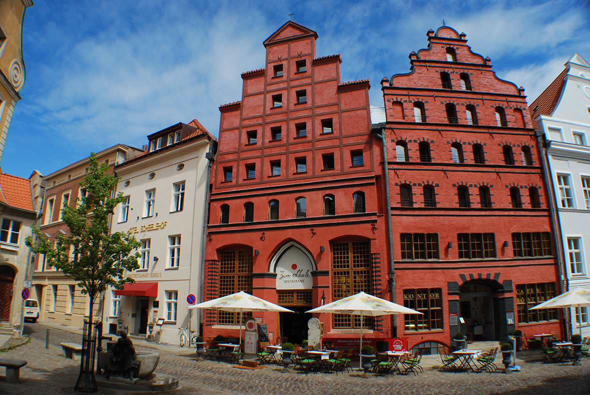 Hotel Scheelehof, Stralsund.
