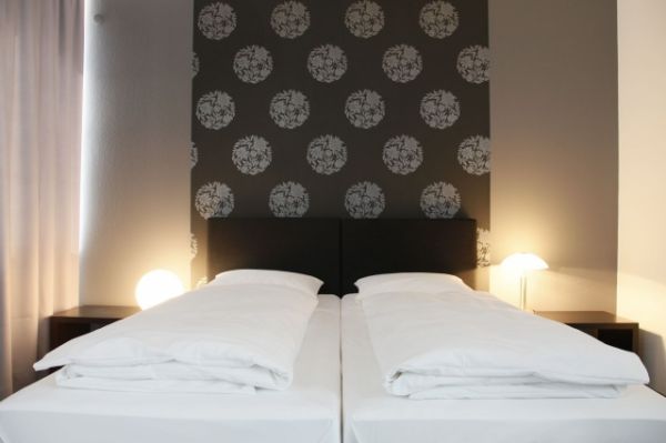 Doppelzimmer im Hotel Schempp, Bobingen.
