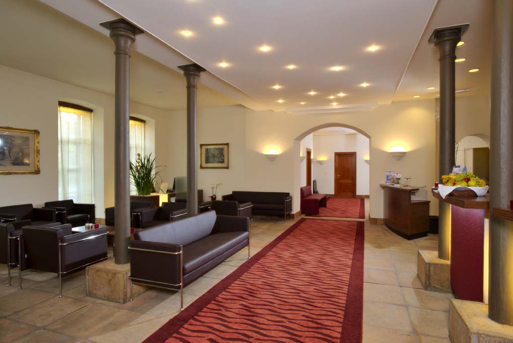 Lobby vom Best Western Villa Stokkum Hanau.
