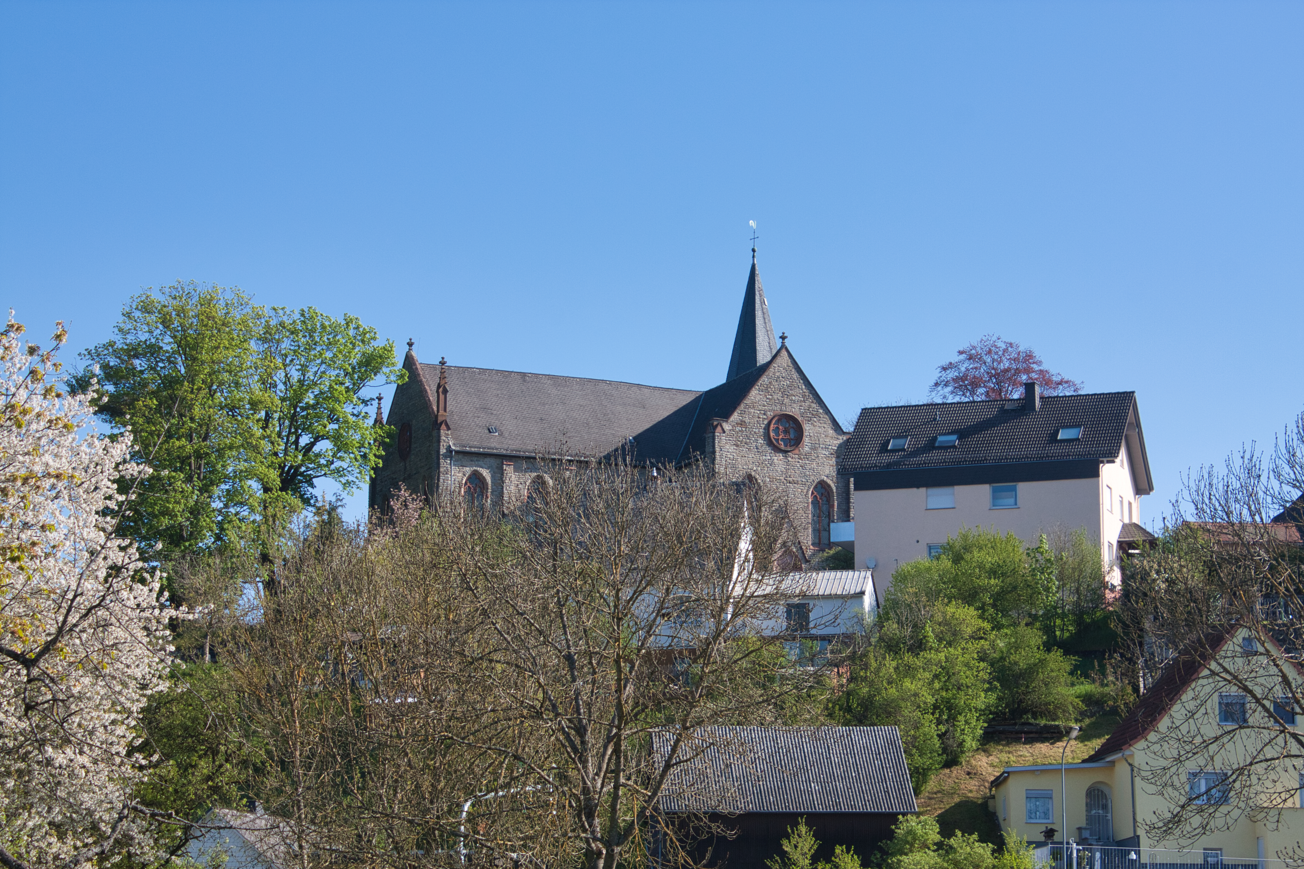Evangelische Kirche in Ehringshausen Dillheim.
