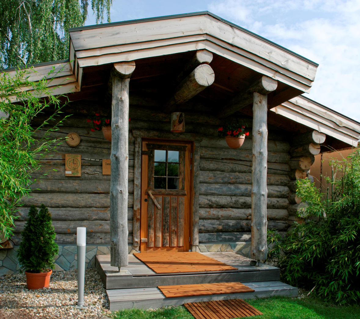 Kräutersauna des Lindner Hotel Binshof Speyer.
