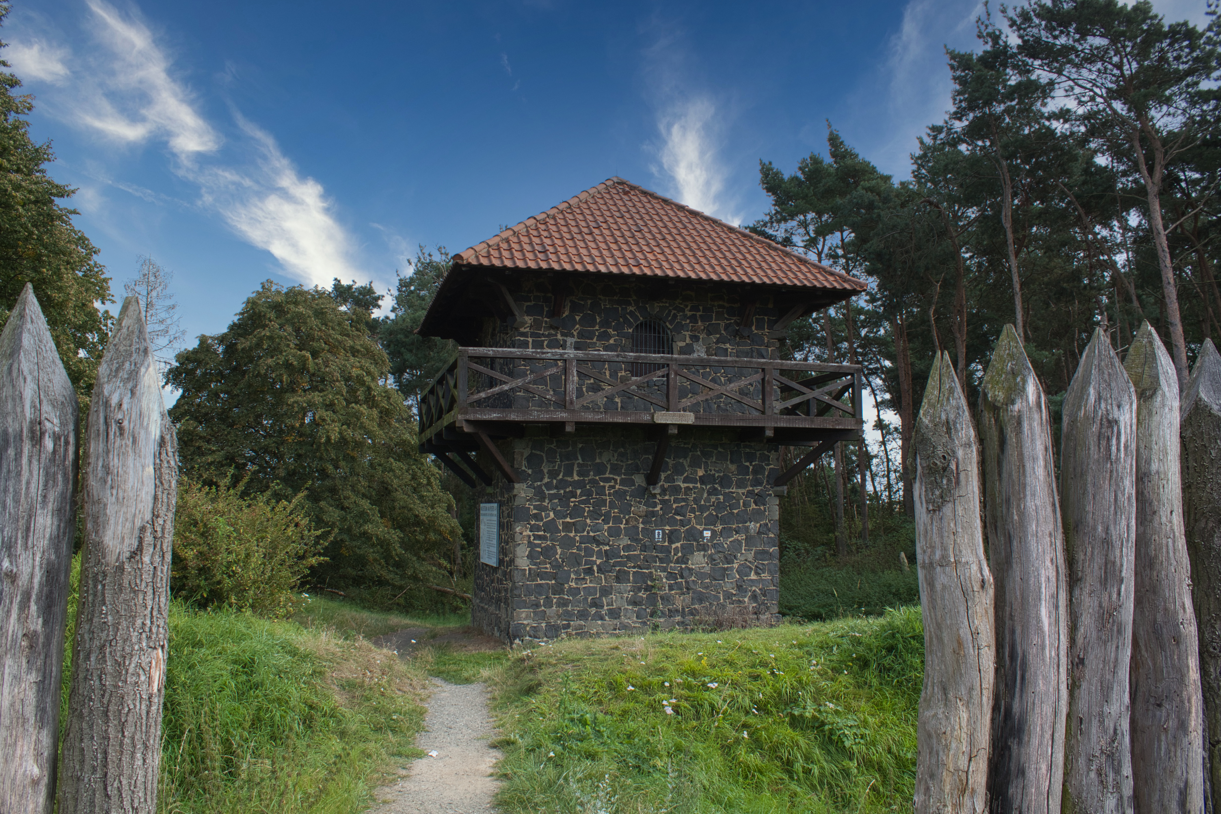 Der Limesturm in Pohlheim.