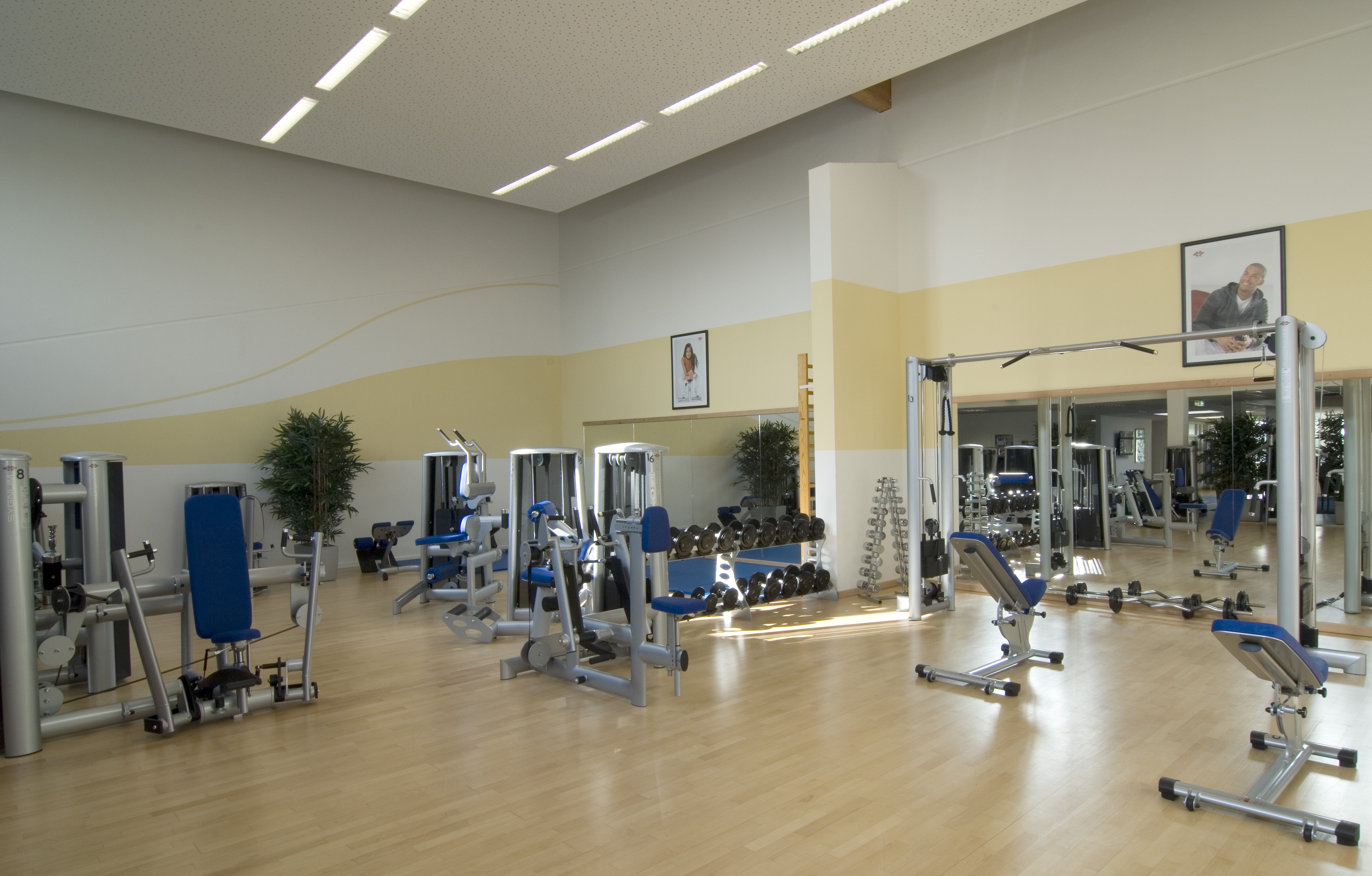 Fitnessraum des Lindner Sport & Aktiv Hotel Kranichhöhe.