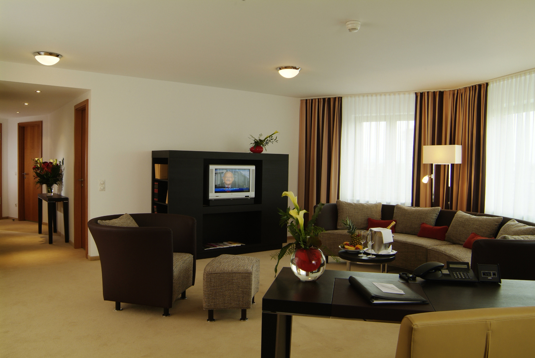 Suite im Lindner Hotel & Residence Main Plaza in Frankfurt am Main.
