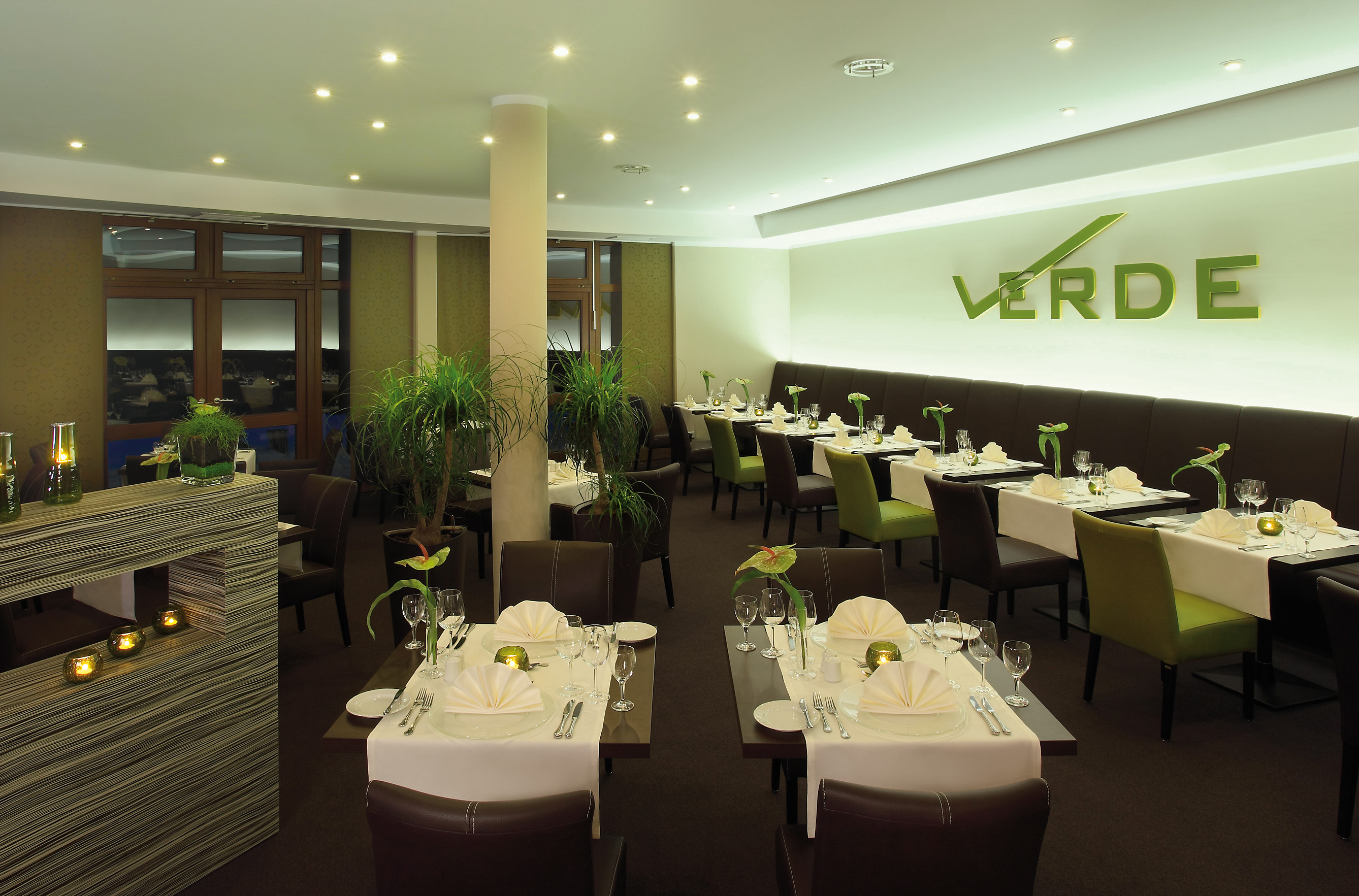 Restaurant Verde im Lindner Sport & Aktiv Hotel Kranichhöhe.