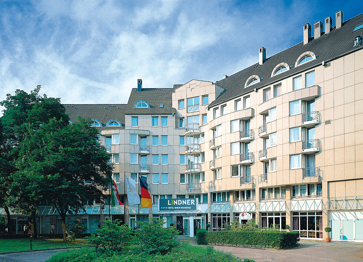 Aussenansicht des Lindner Hotel Rhein Residence Düsseldorf.