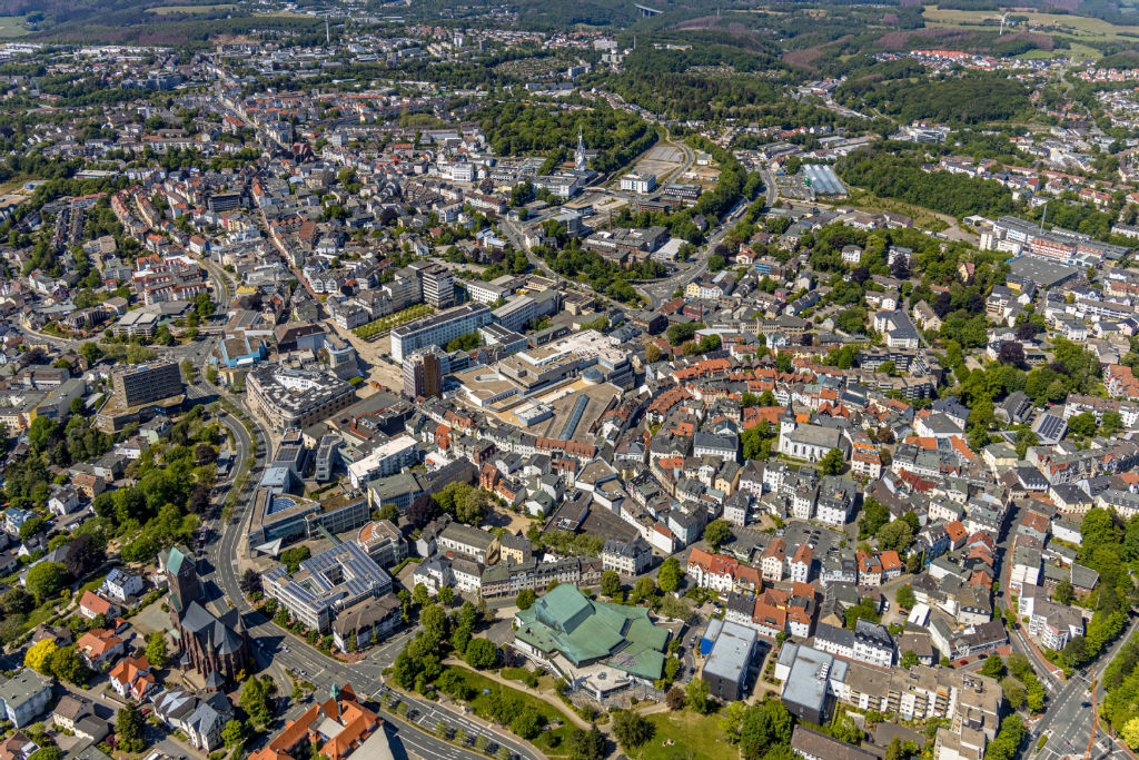 Luftbild Lüdenscheid.
