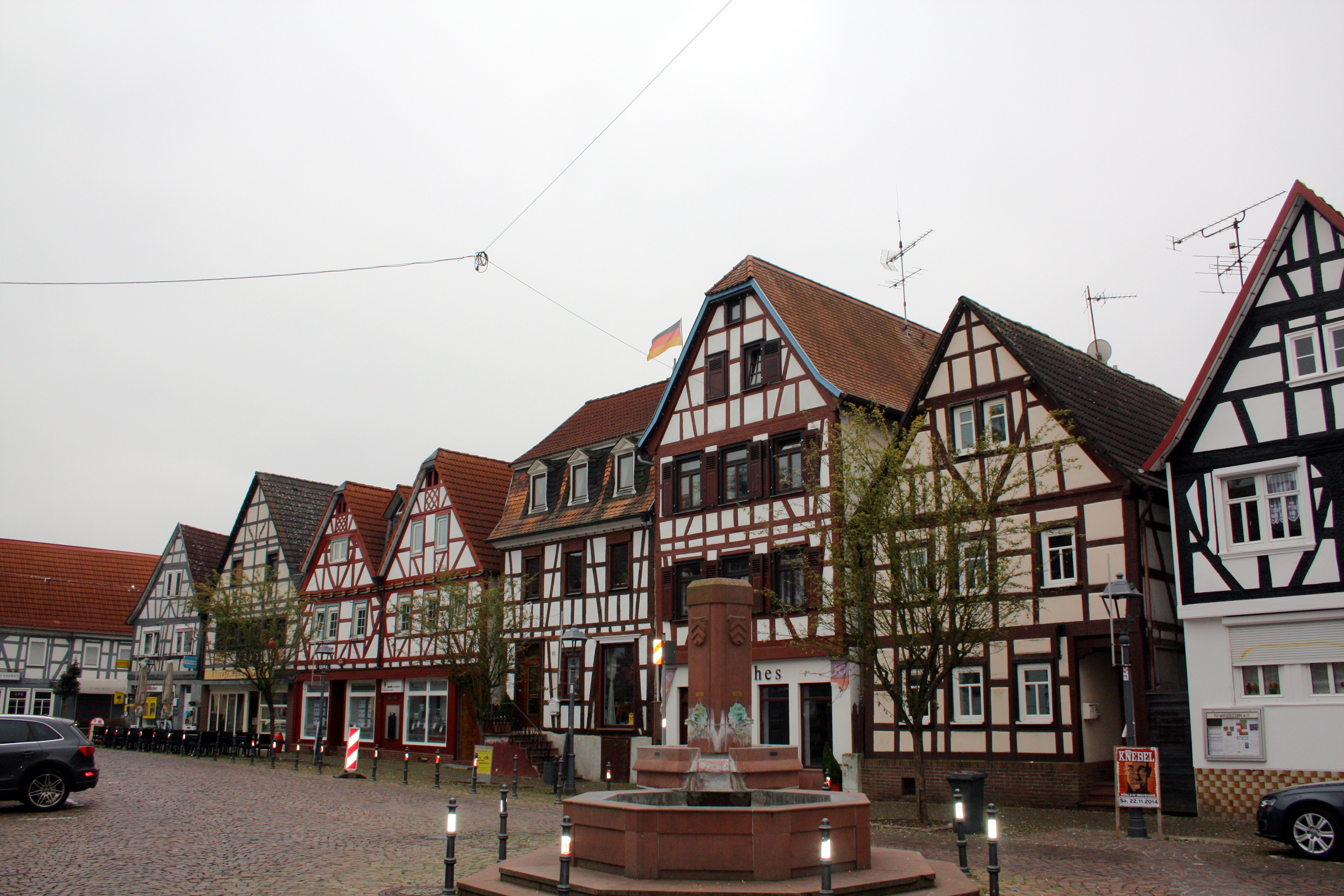 Marktplatz vom Nidderauer Ortsteil Windecken.