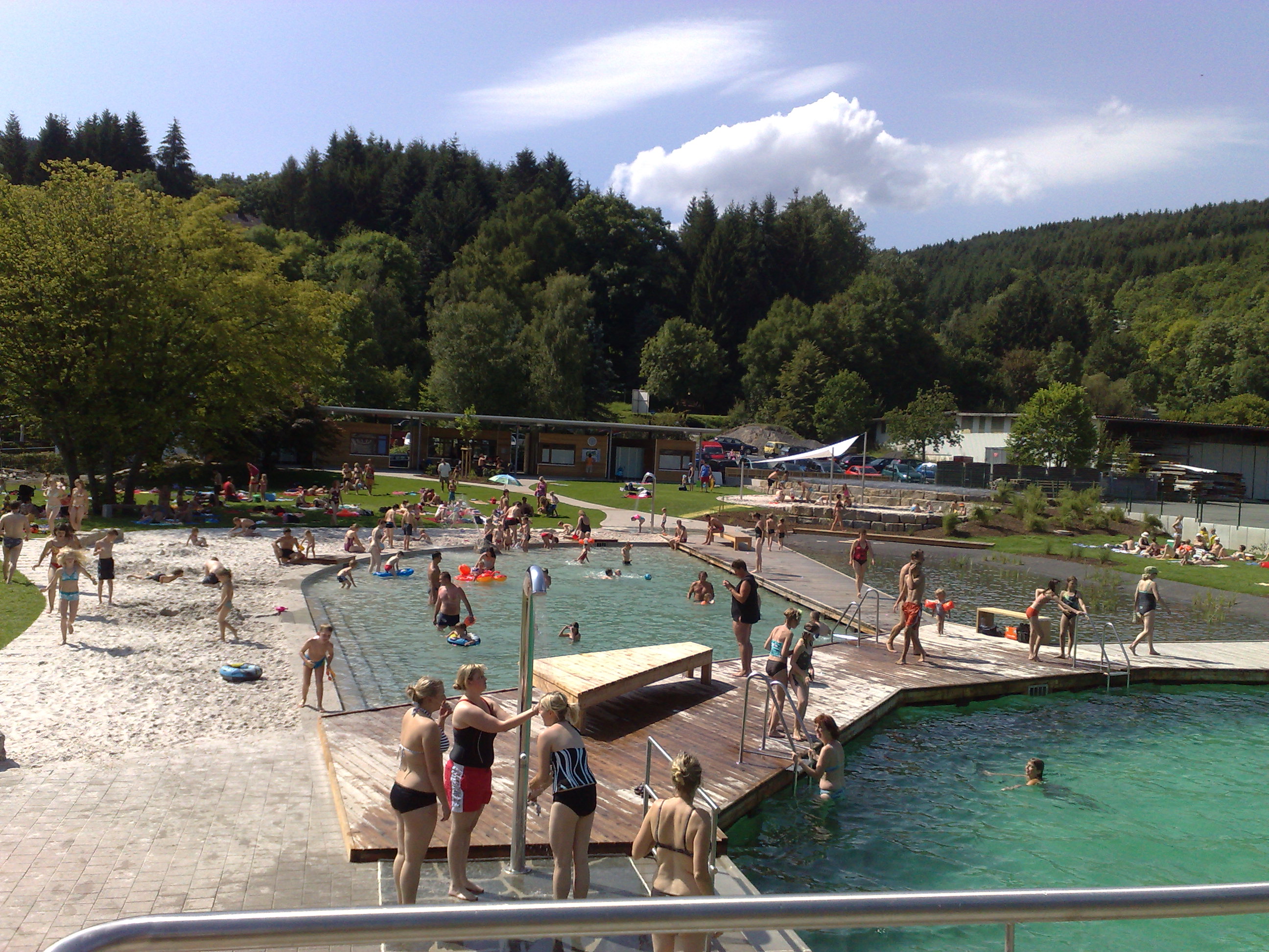 Naturbad in Hallenberg.
