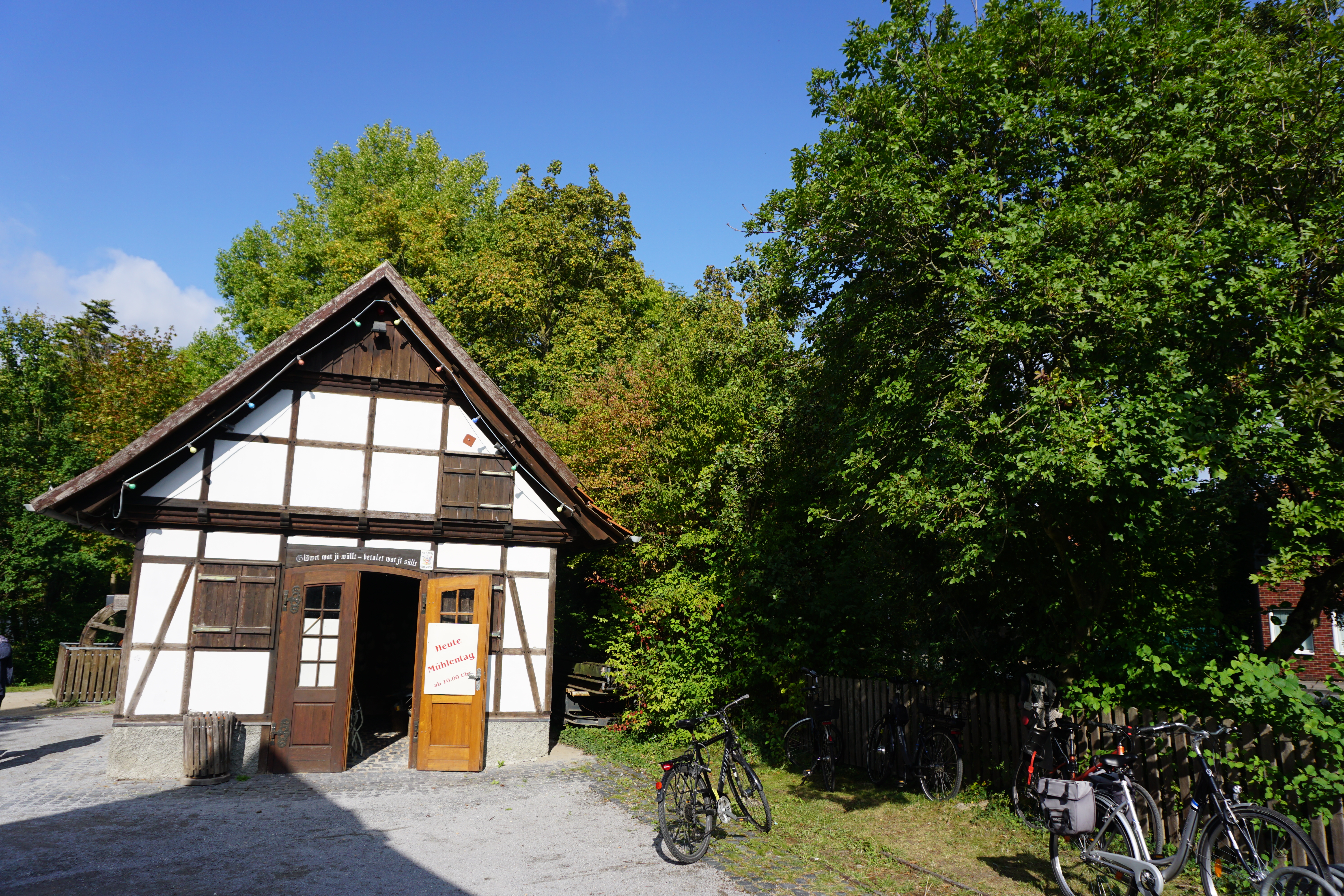 Nebengebäude der historischen Ölmühle, Salzkotten.
