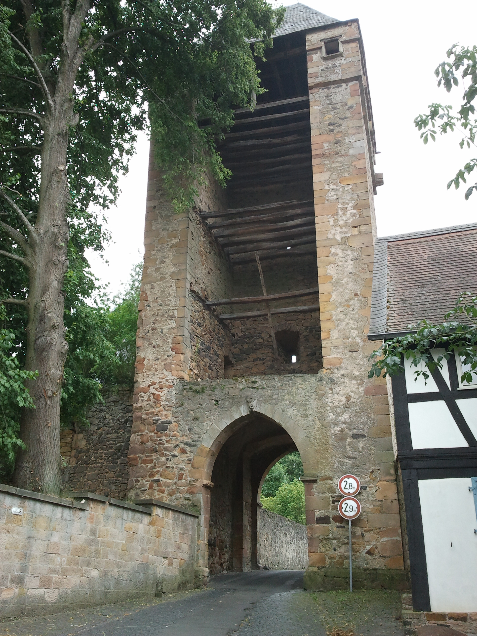 Das Obertor aus der zweiten Hälfte des 13. Jahrhunderts.