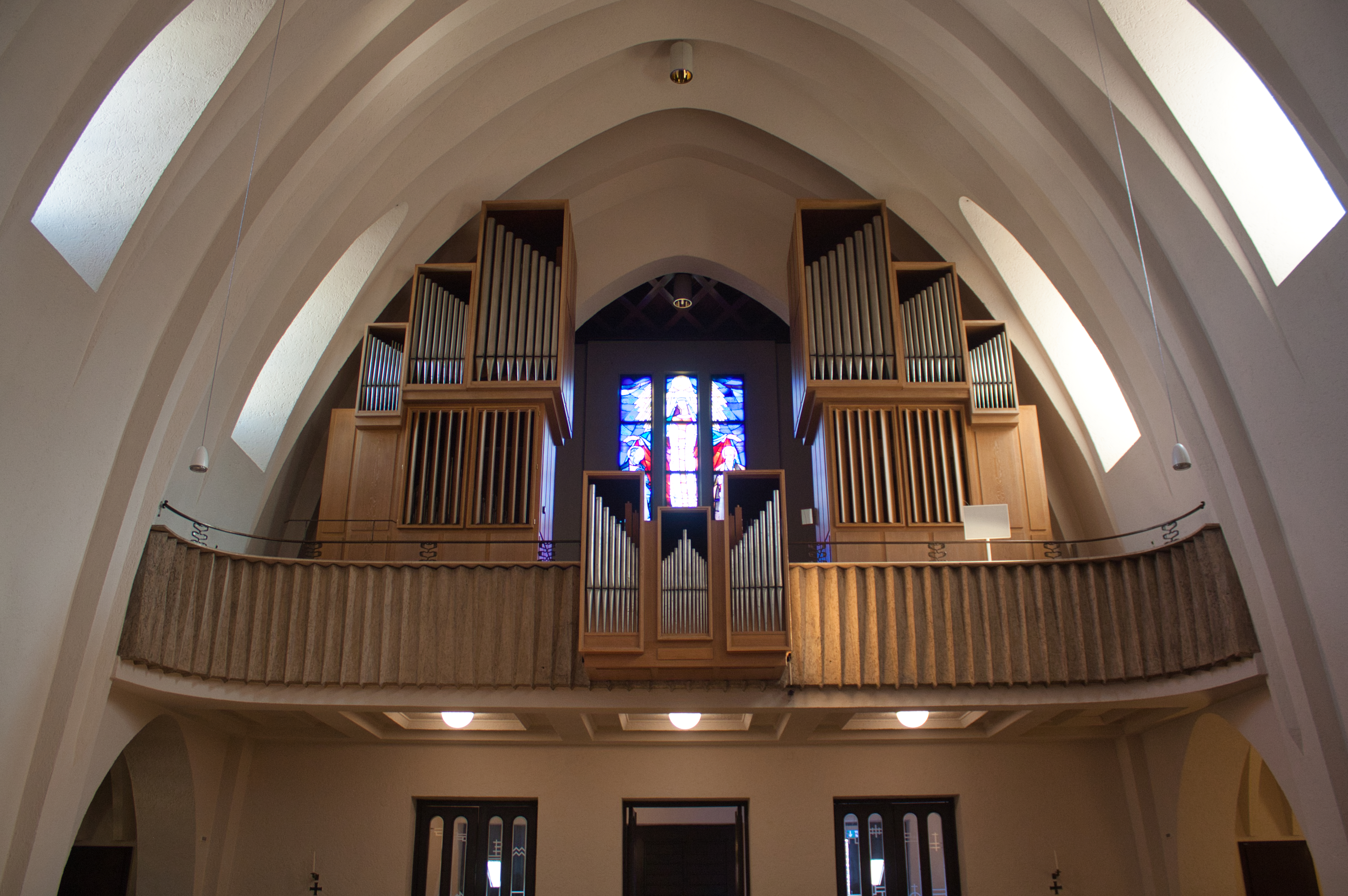 Die Orgel in der Pallottinerkirche St. Marien in Limburg.