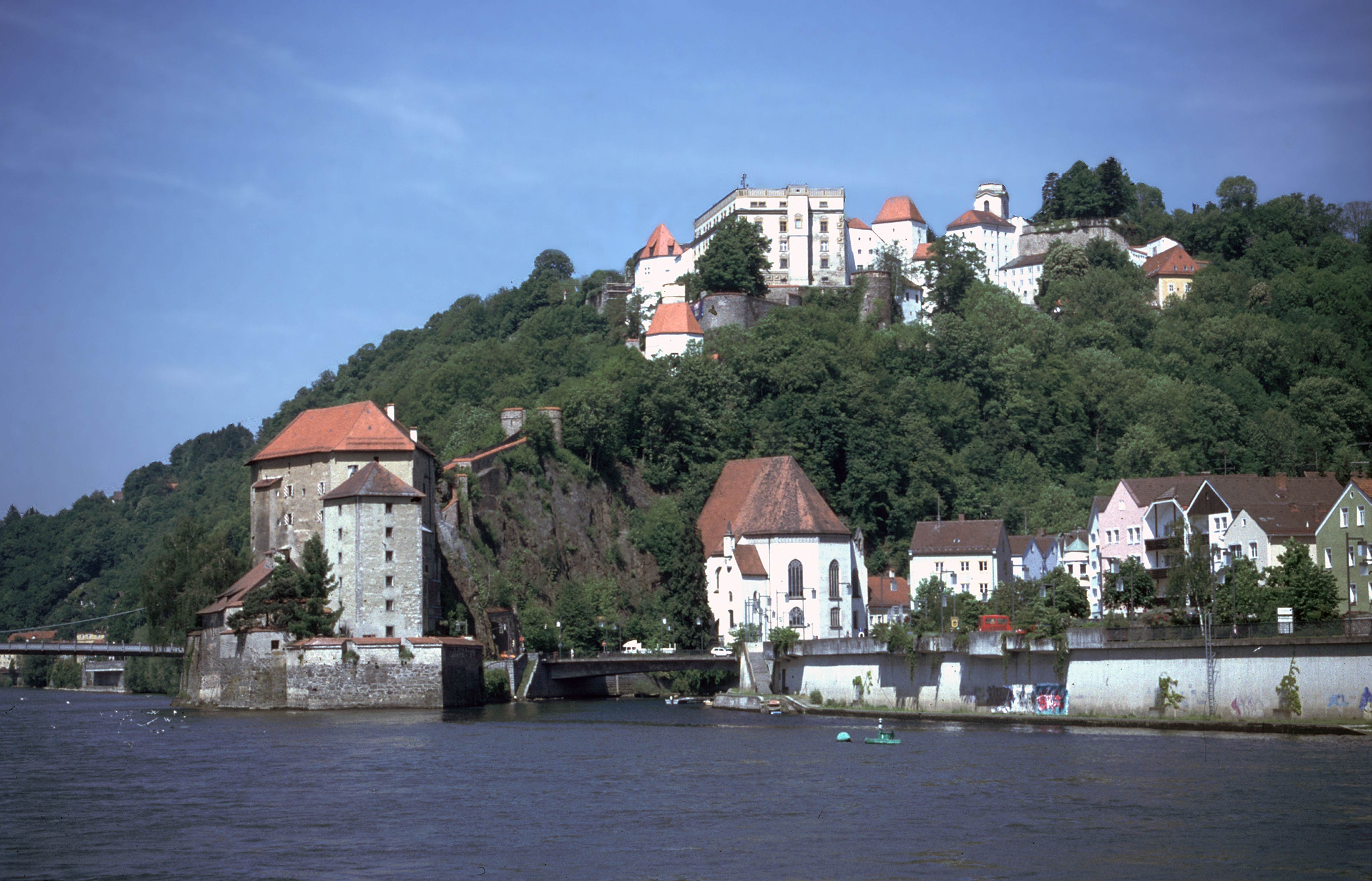 Die Veste von Passau - Oberhaus und Niederhaus.
