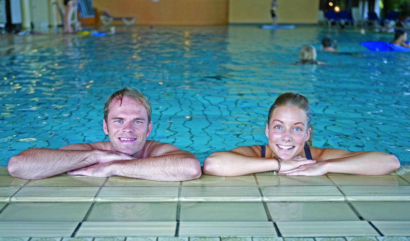 Innenpool vom Maritim Clubhotel, Timmendorfer Strand.
