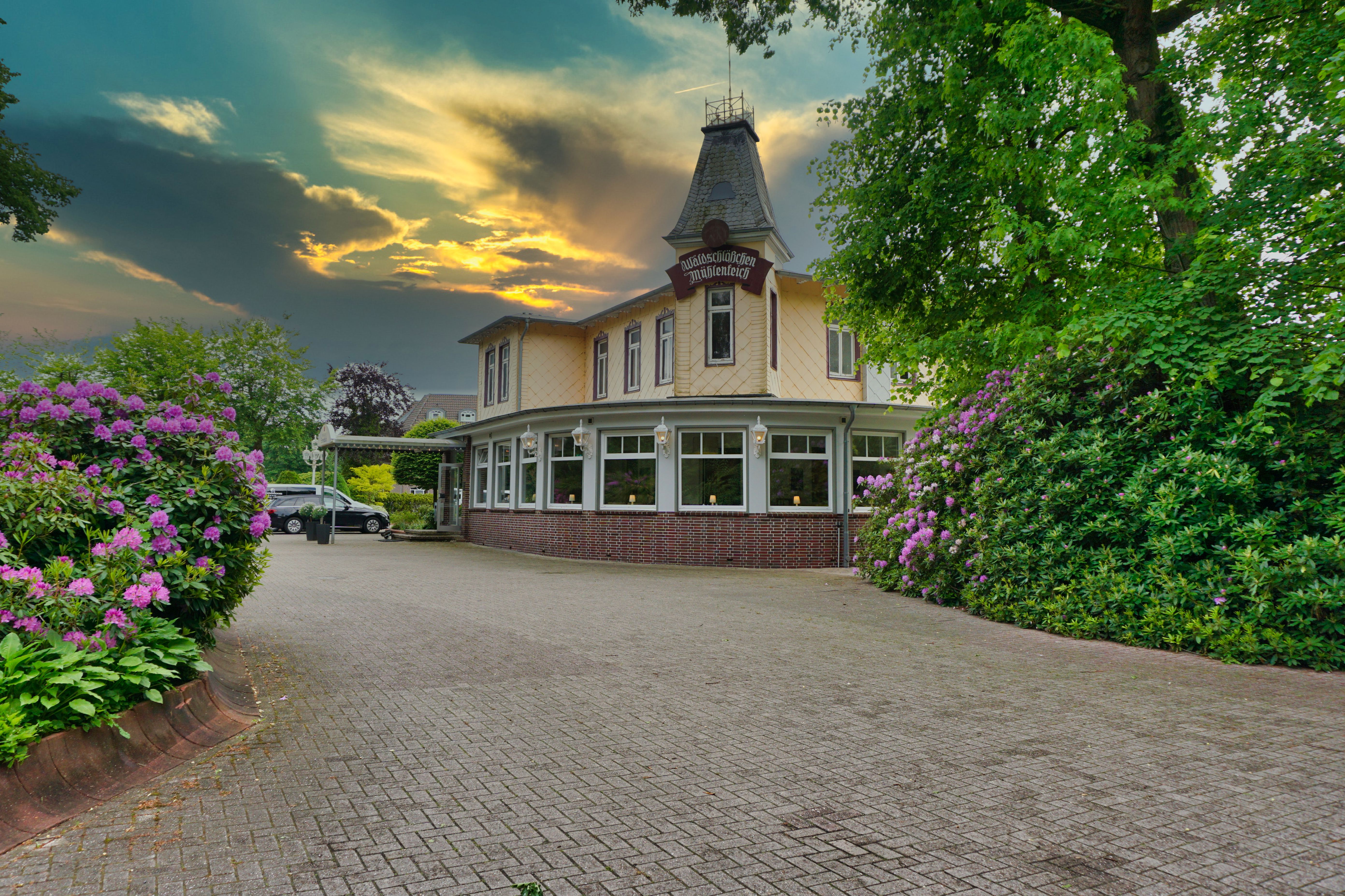 Das Restaurant Entenblick Waldschlößchen, Varel.
