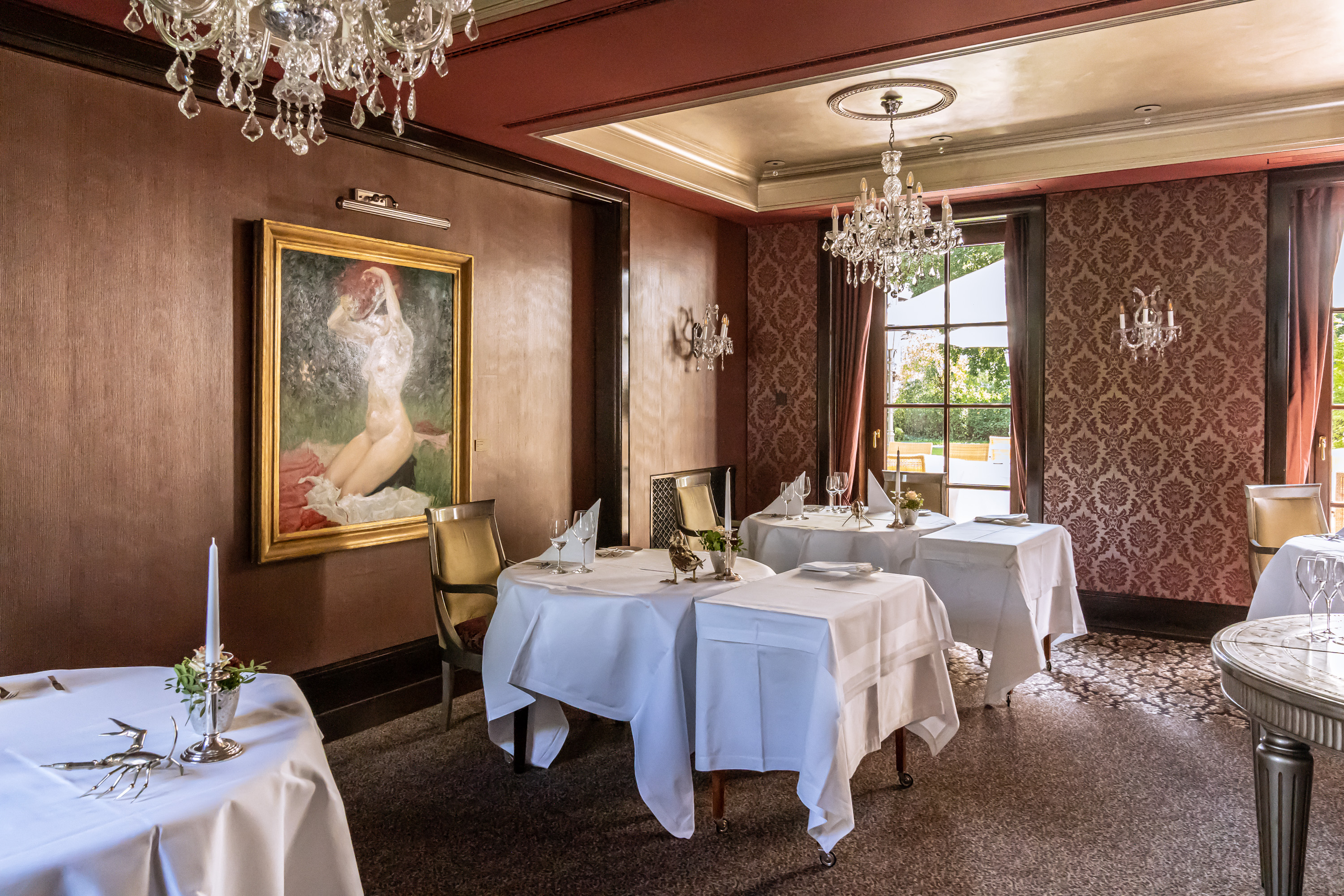 Restaurant Le Cerf im Schlosshotel Friedrichsruhe, Zweiflingen.
