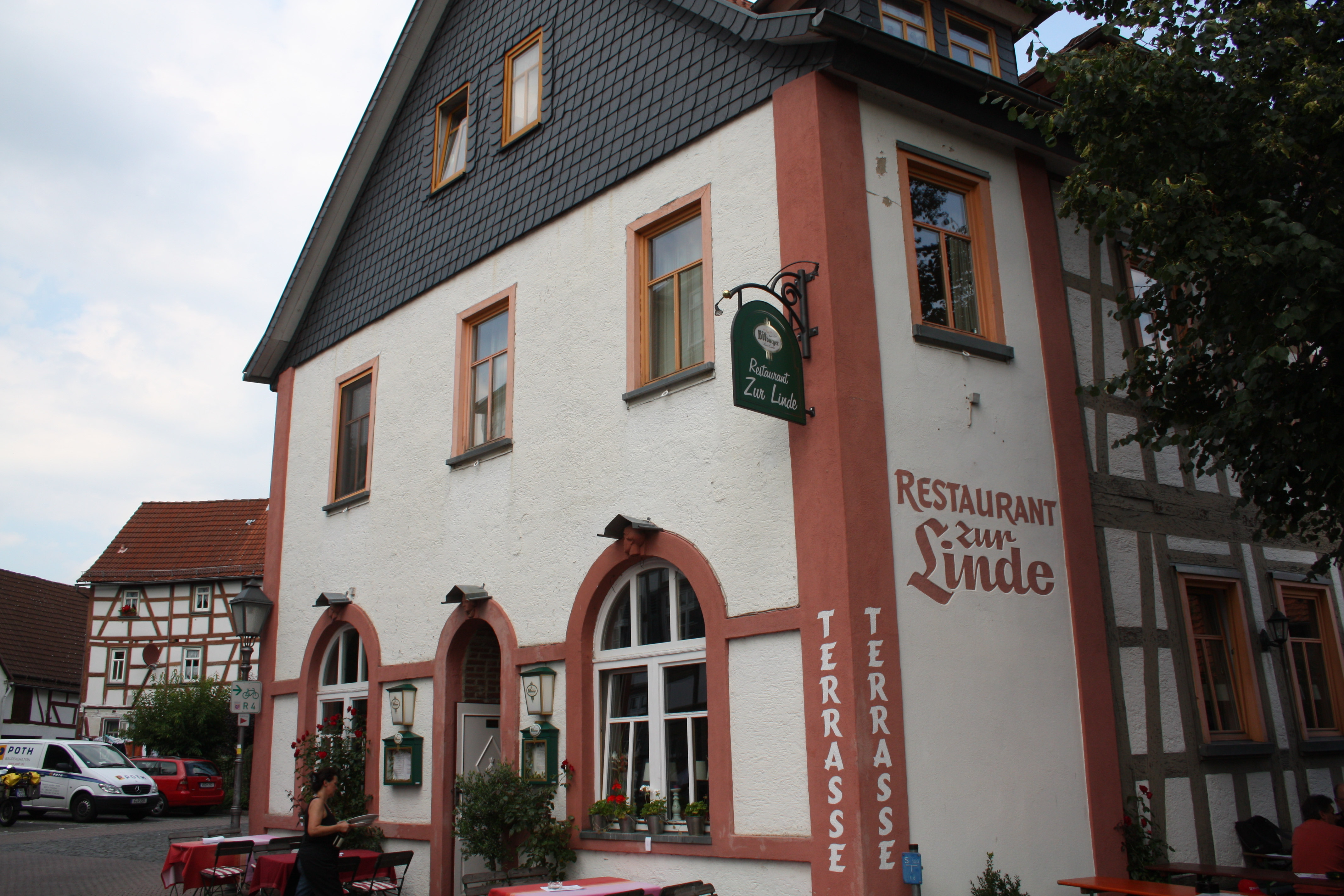 Restaurant Zur Linde in Schotten.

