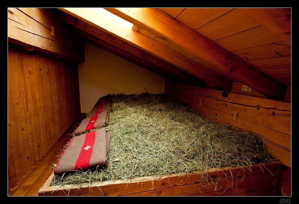 Rosenblütenzimmer des Gasthof & Heuhotel Schleifmühle.